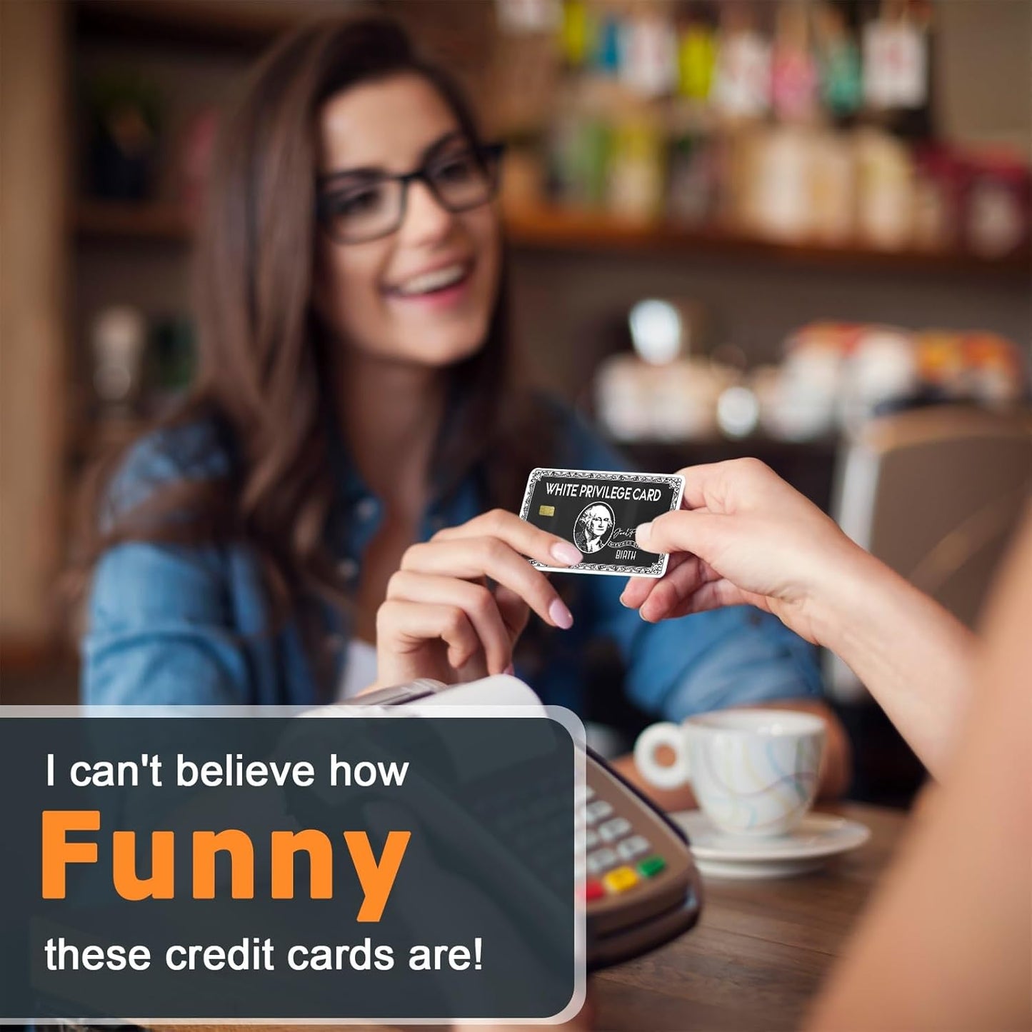 White Privilege Combo Pack Custom Vinyl Credit Card Sticker by CC Wraps