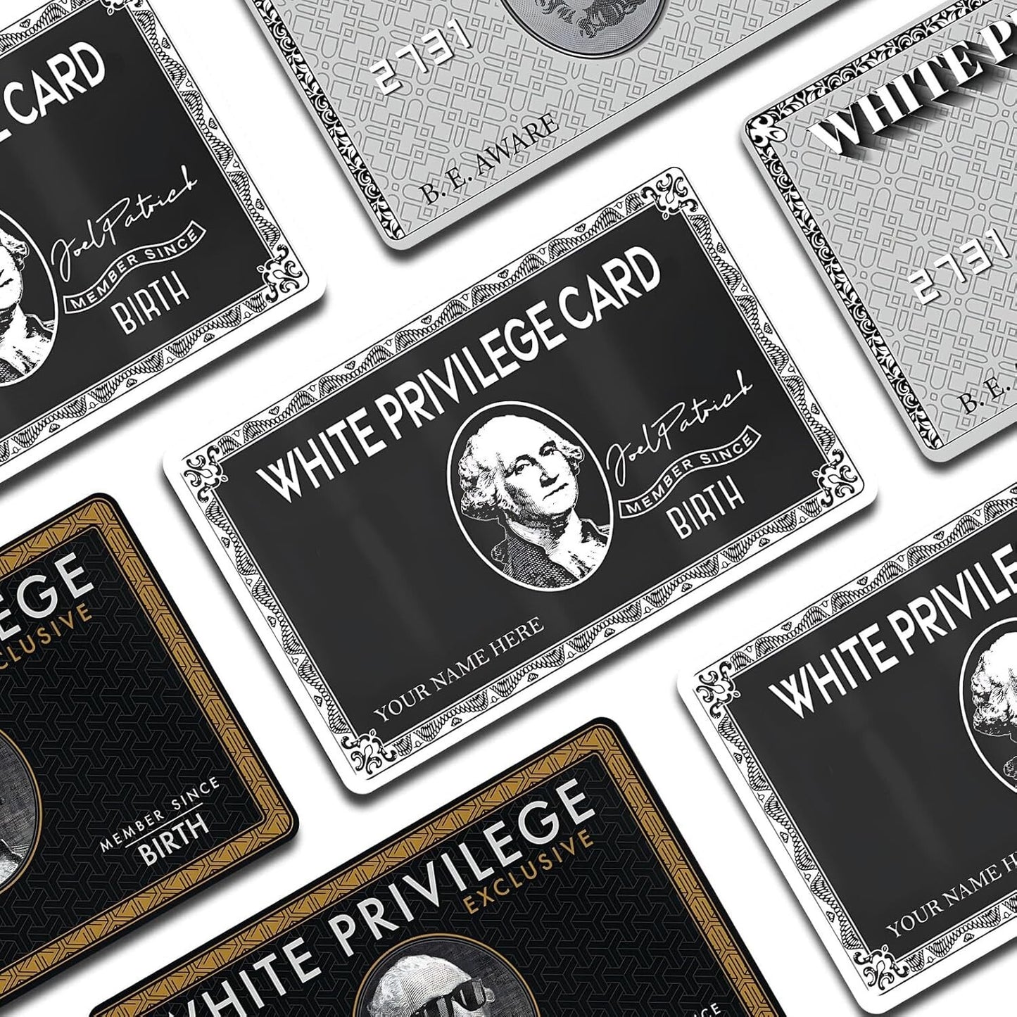 4 Pack Wh te Prv ge Combo Pack Debit Card Skin CCWraps Credit Card Vinyl Sticker