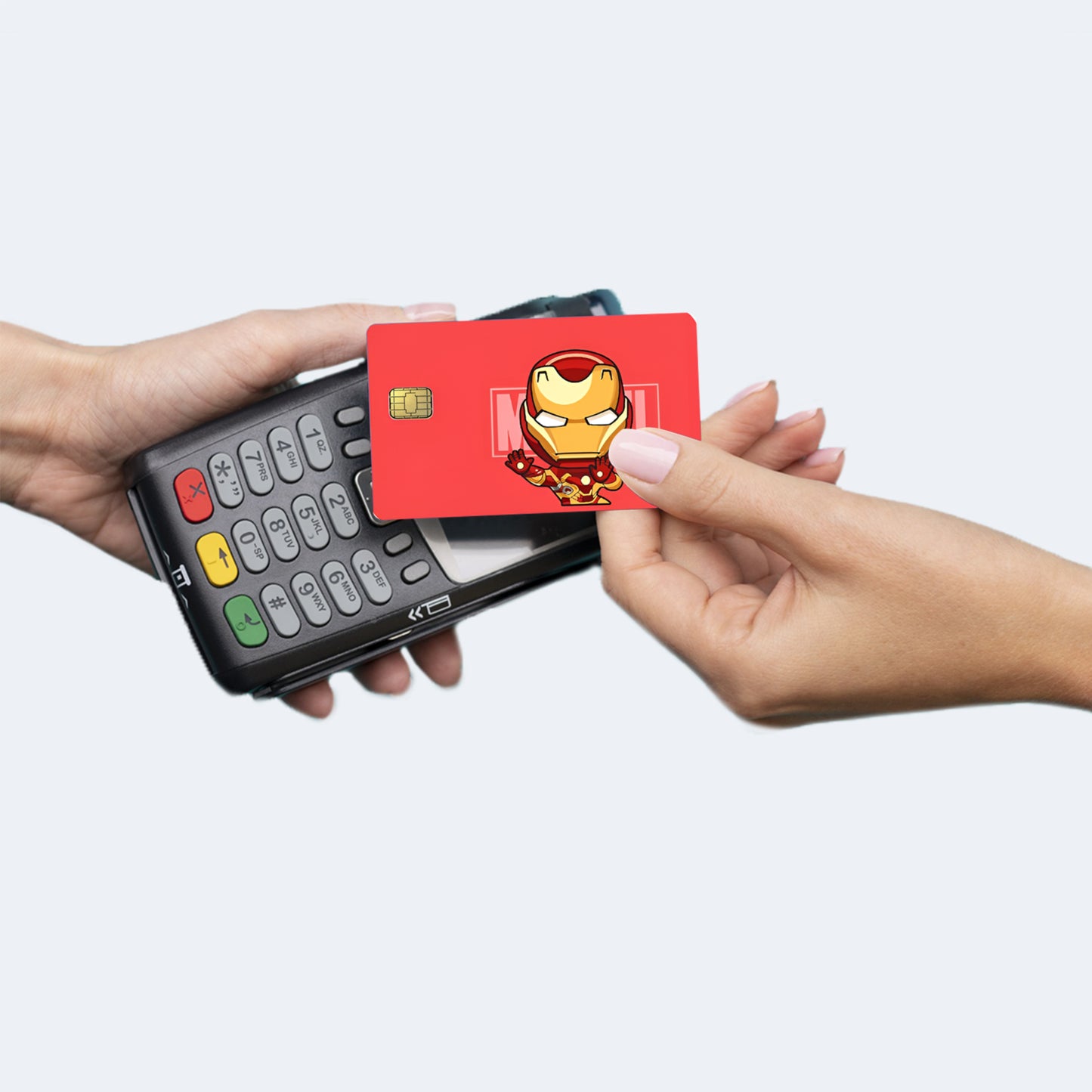 Iron Man Mini Custom Vinyl Credit Card Sticker by CC Wraps
