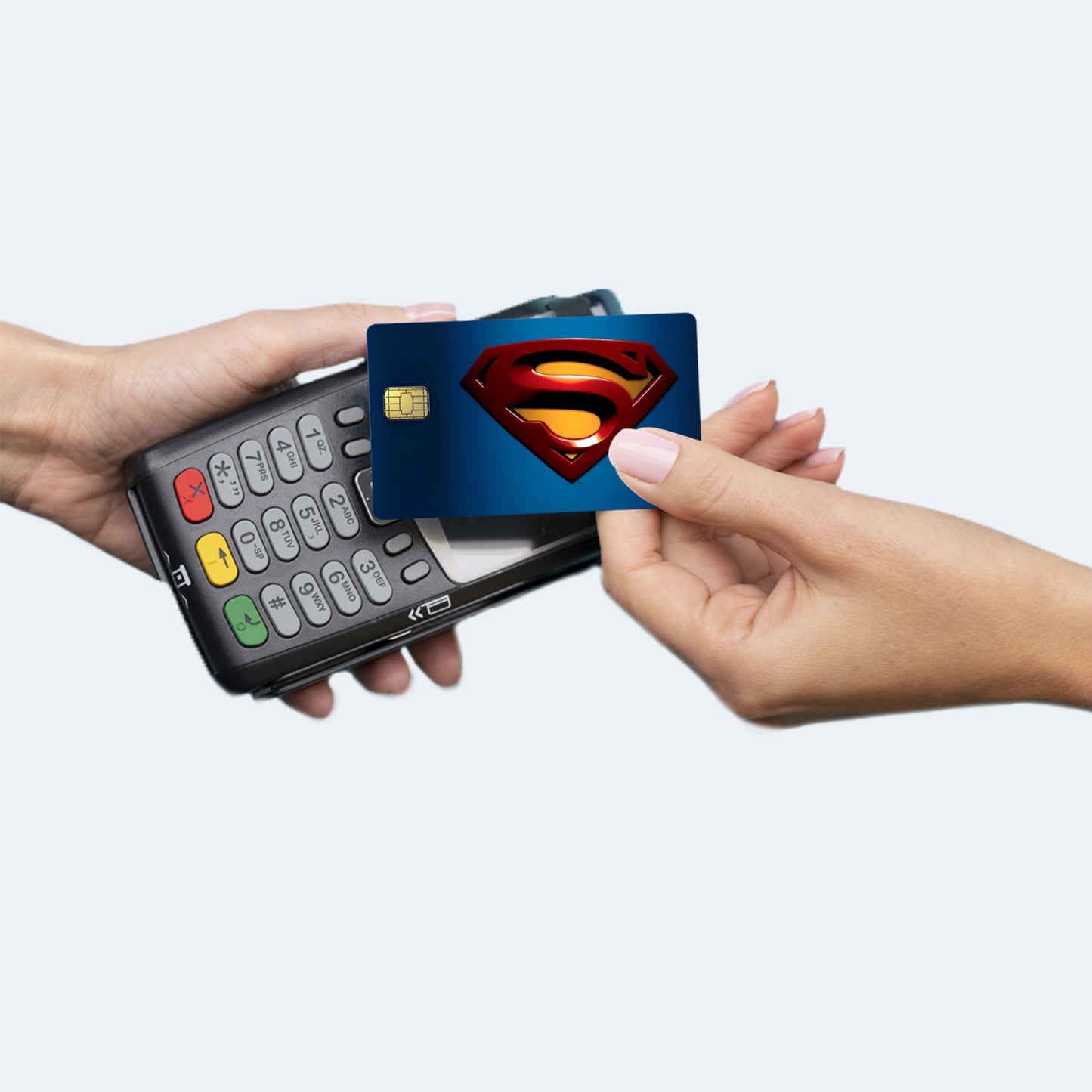 Superman Custom Vinyl Credit Card Sticker by CC Wraps