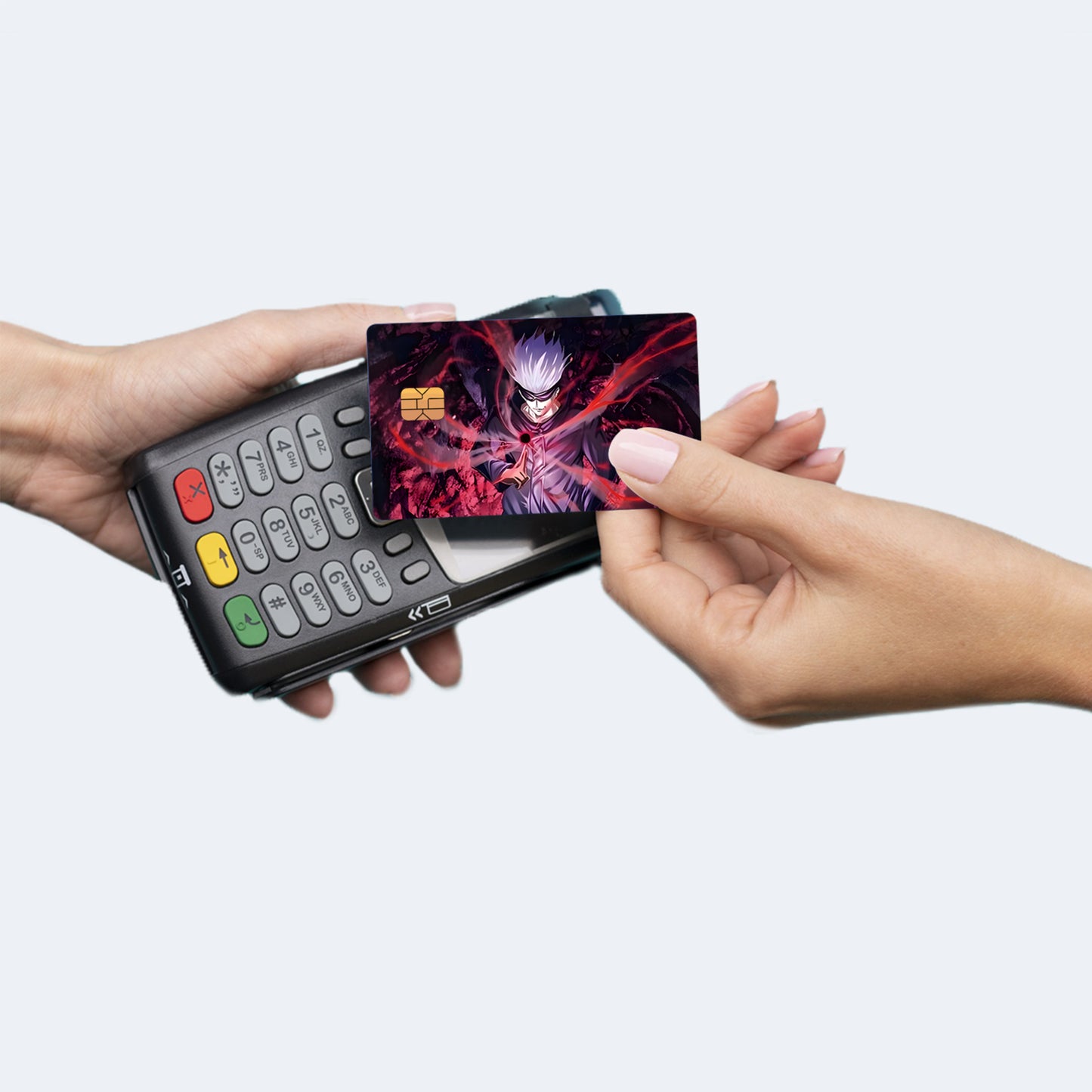 Super Wizard Anime Custom Vinyl Credit Card Sticker by CC Wraps