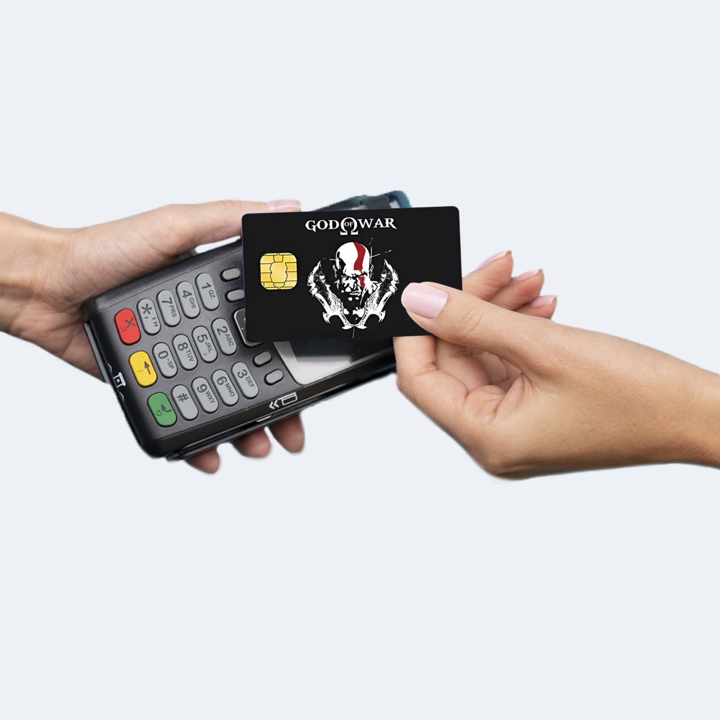 God of War Custom Vinyl Credit Card Sticker by CC Wraps