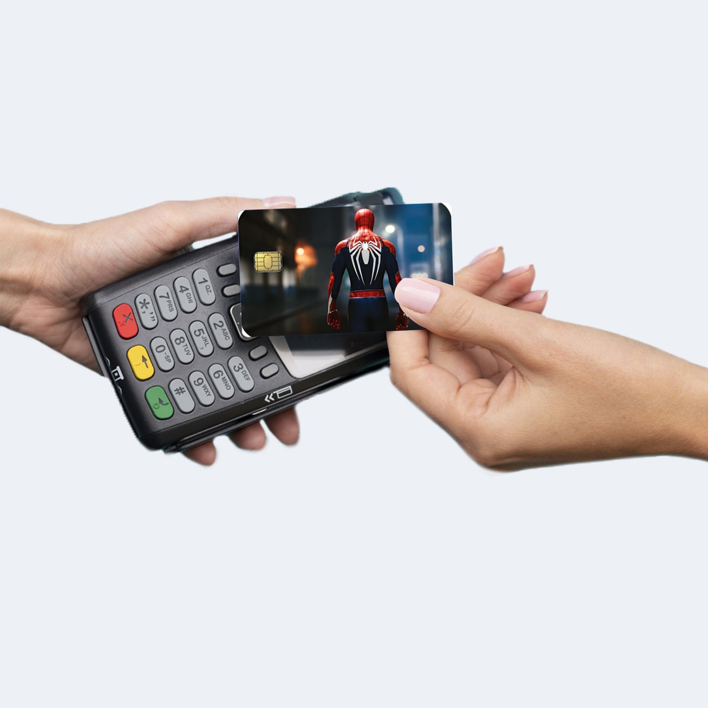 SpiderMan Custom Vinyl Credit Card Sticker by CC Wraps