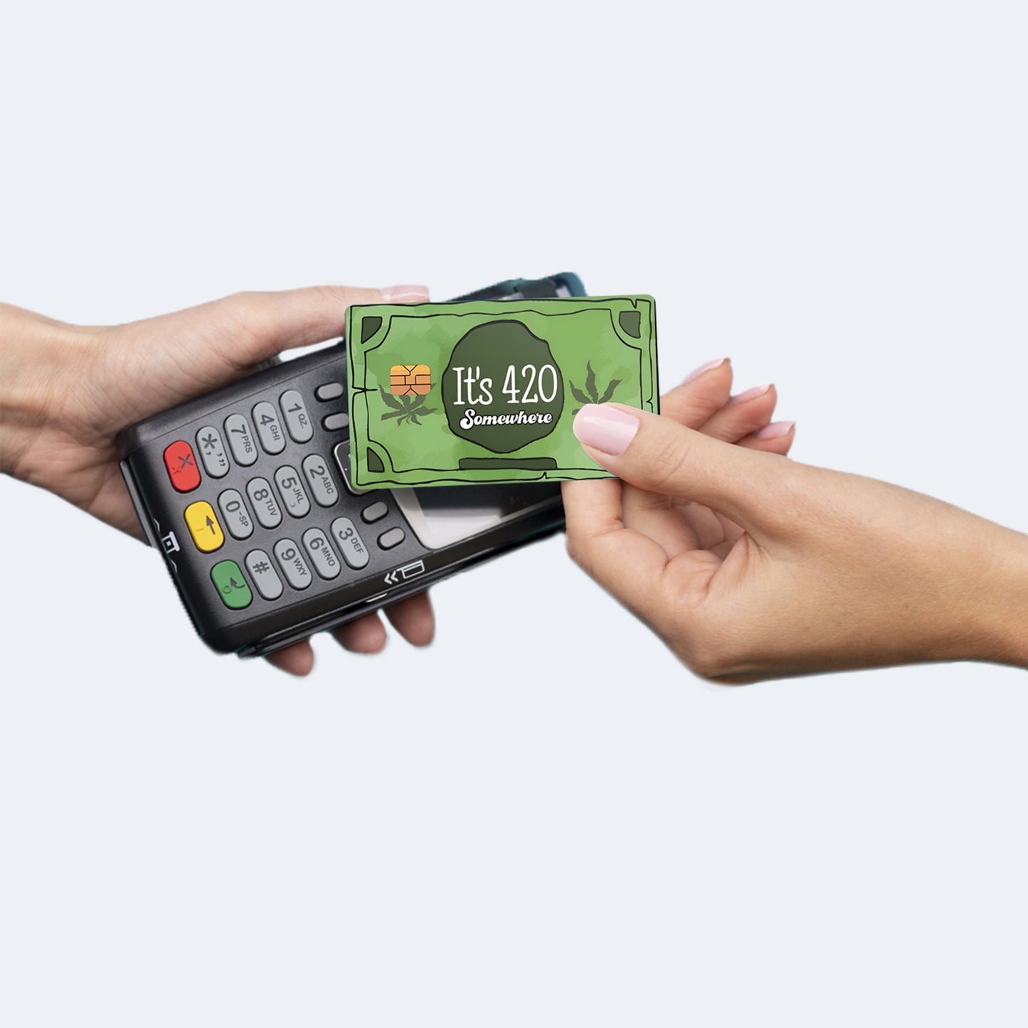 It's 420 Custom Vinyl Credit Card Sticker by CC Wraps