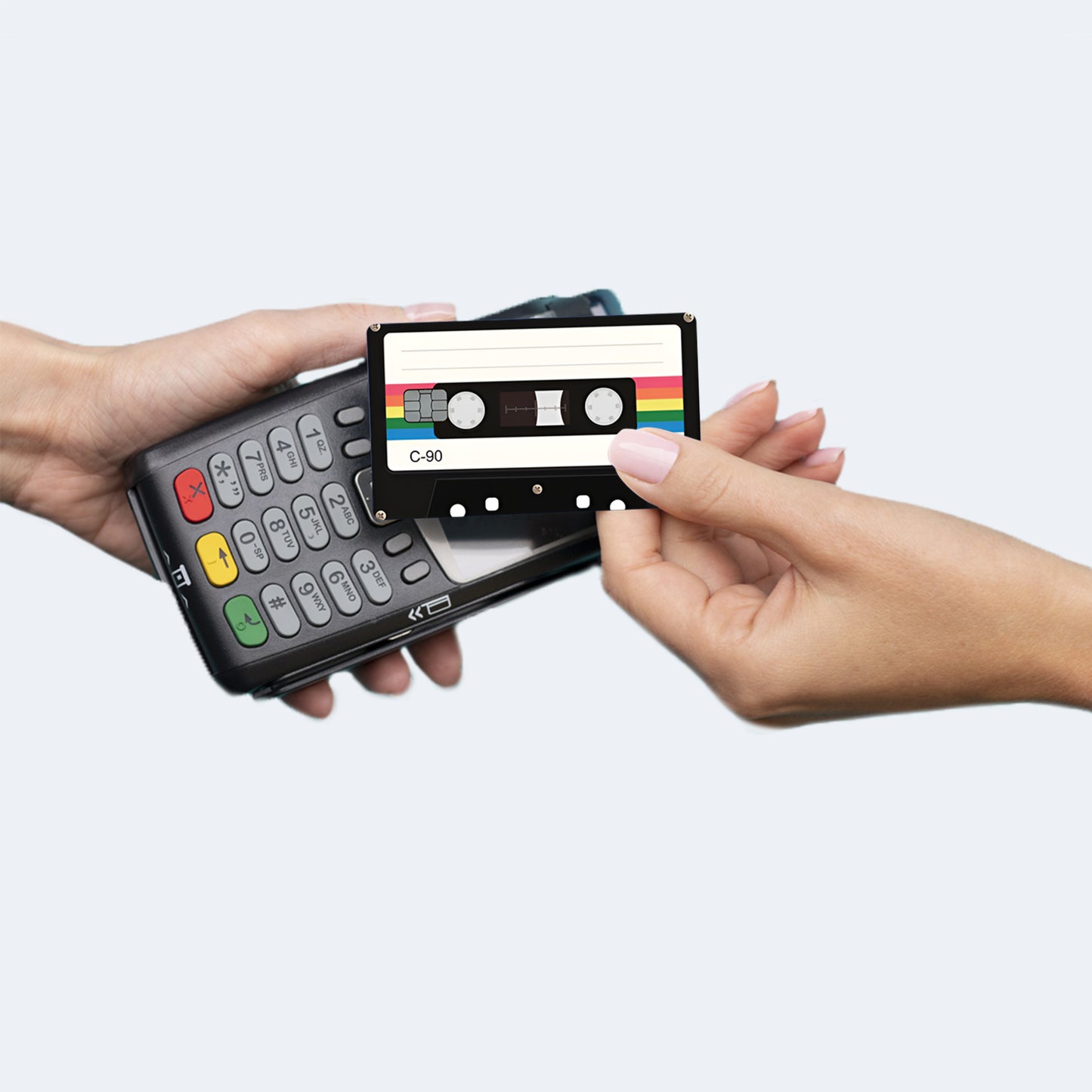 Cassette Tape Custom Vinyl Credit Card Sticker by CC Wraps
