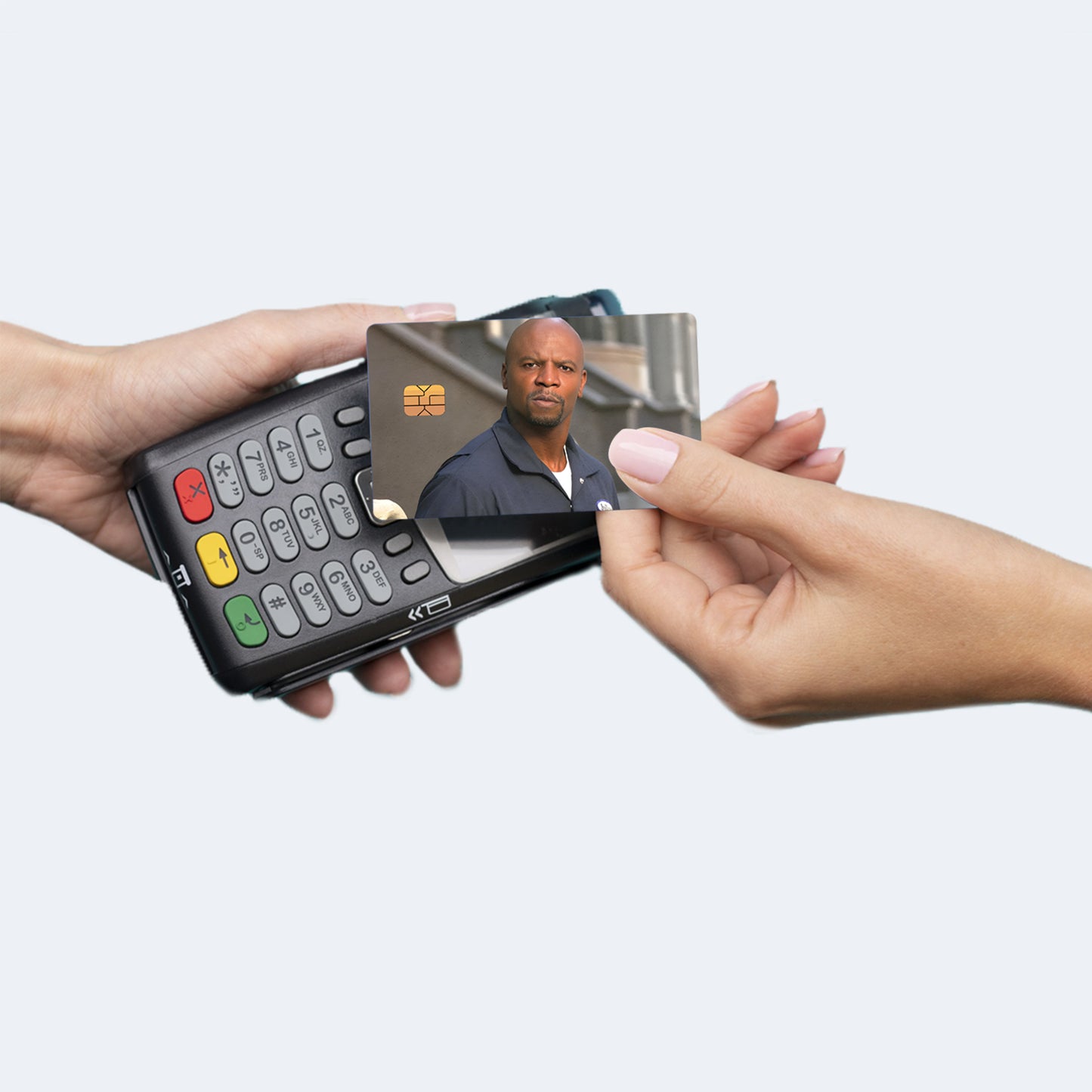 Terry Crews Fan Art Custom Vinyl Credit Card Sticker by CC Wraps