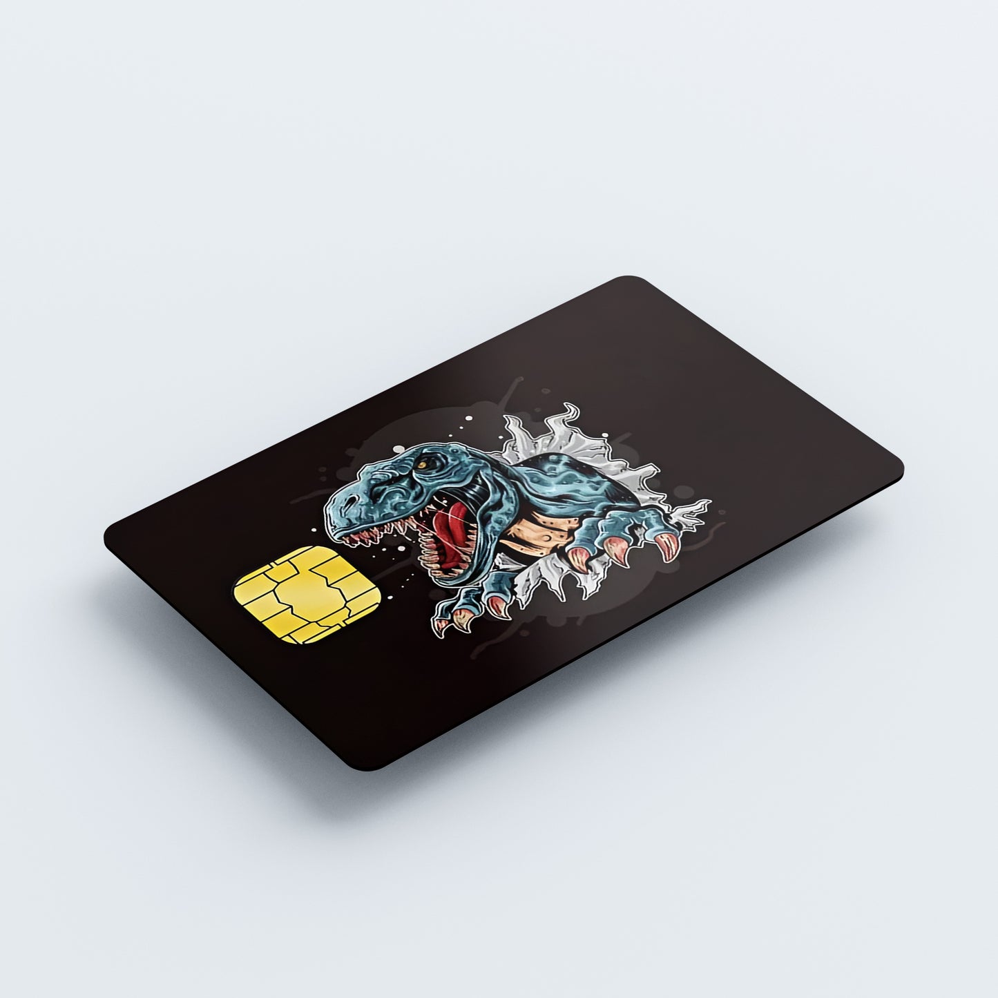 T-Rex Custom Vinyl Credit Card Sticker by CC Wraps