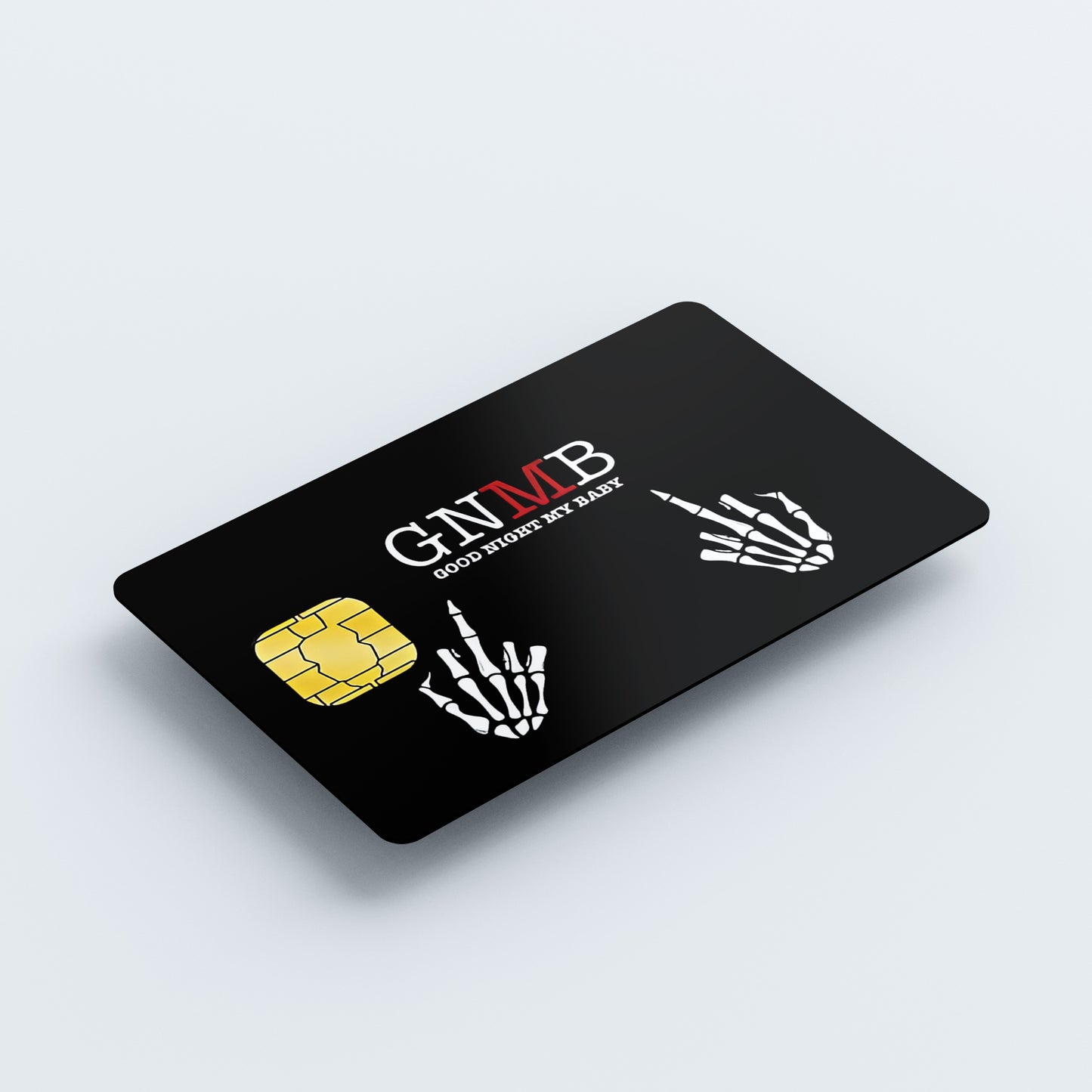 Goodnight Baby Custom Vinyl Credit Card Sticker by CC Wraps