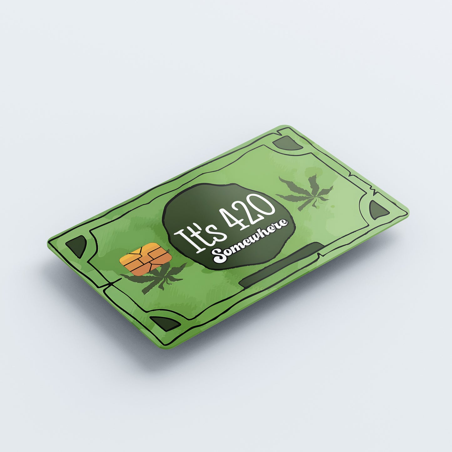 It's 420 Custom Vinyl Credit Card Sticker by CC Wraps