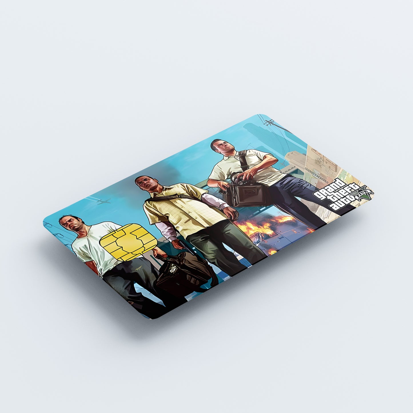 Grand Theft Auto V Custom Vinyl Credit Card Sticker by CC Wraps