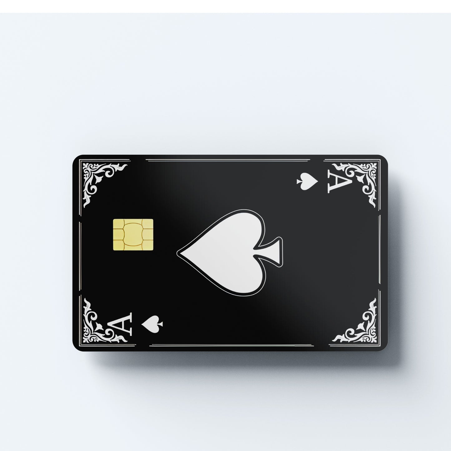 Ace of Spades Custom Vinyl Credit Card Sticker by CC Wraps