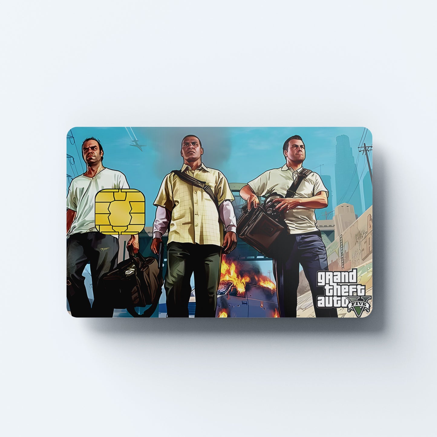 Grand Theft Auto V Custom Vinyl Credit Card Sticker by CC Wraps