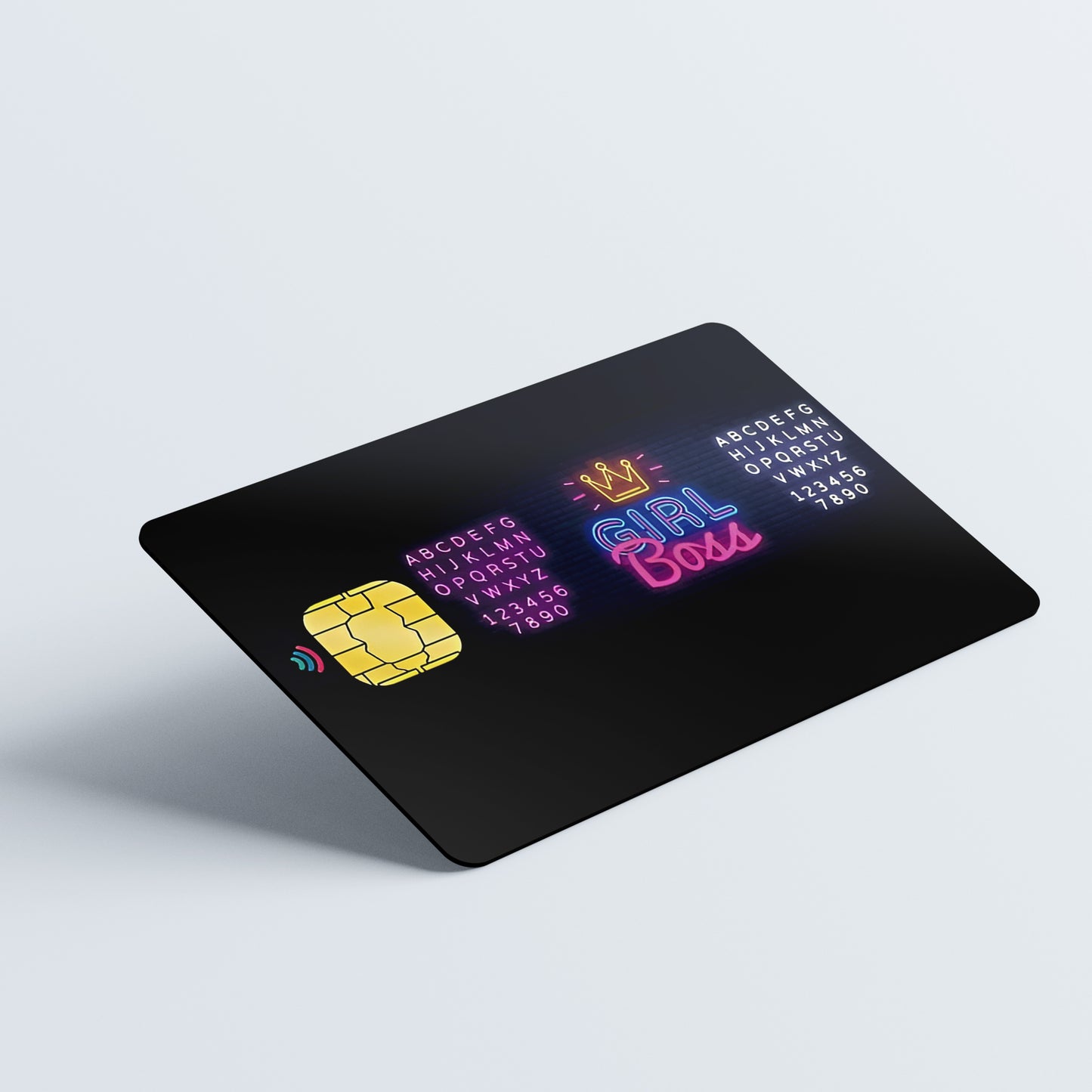 Girl Boss Custom Vinyl Credit Card Sticker by CC Wraps