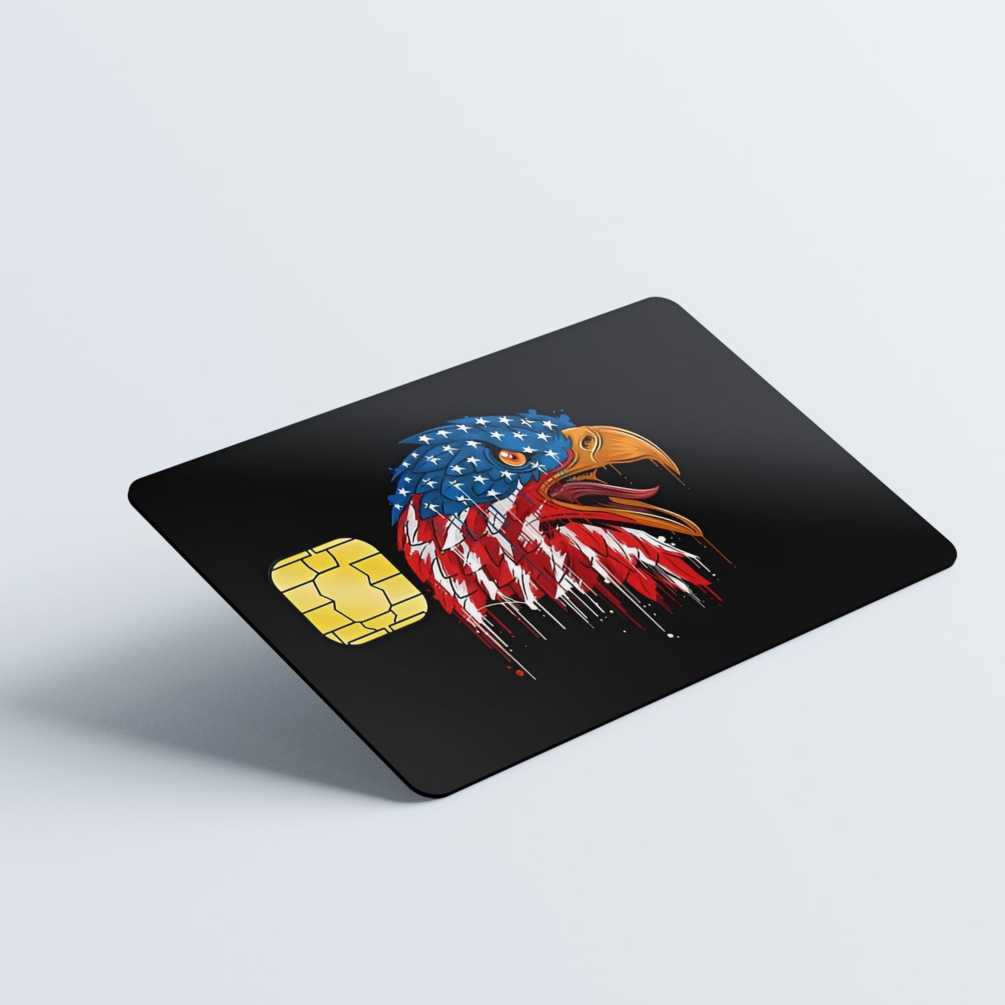 American Eagle Custom Vinyl Credit Card Sticker by CC Wraps