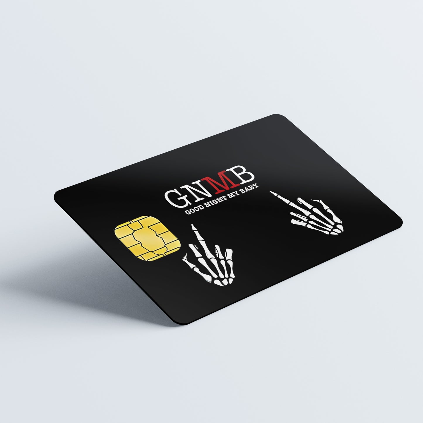 Goodnight Baby Custom Vinyl Credit Card Sticker by CC Wraps