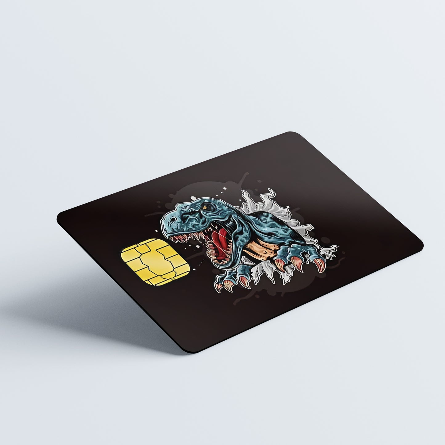 T-Rex Custom Vinyl Credit Card Sticker by CC Wraps