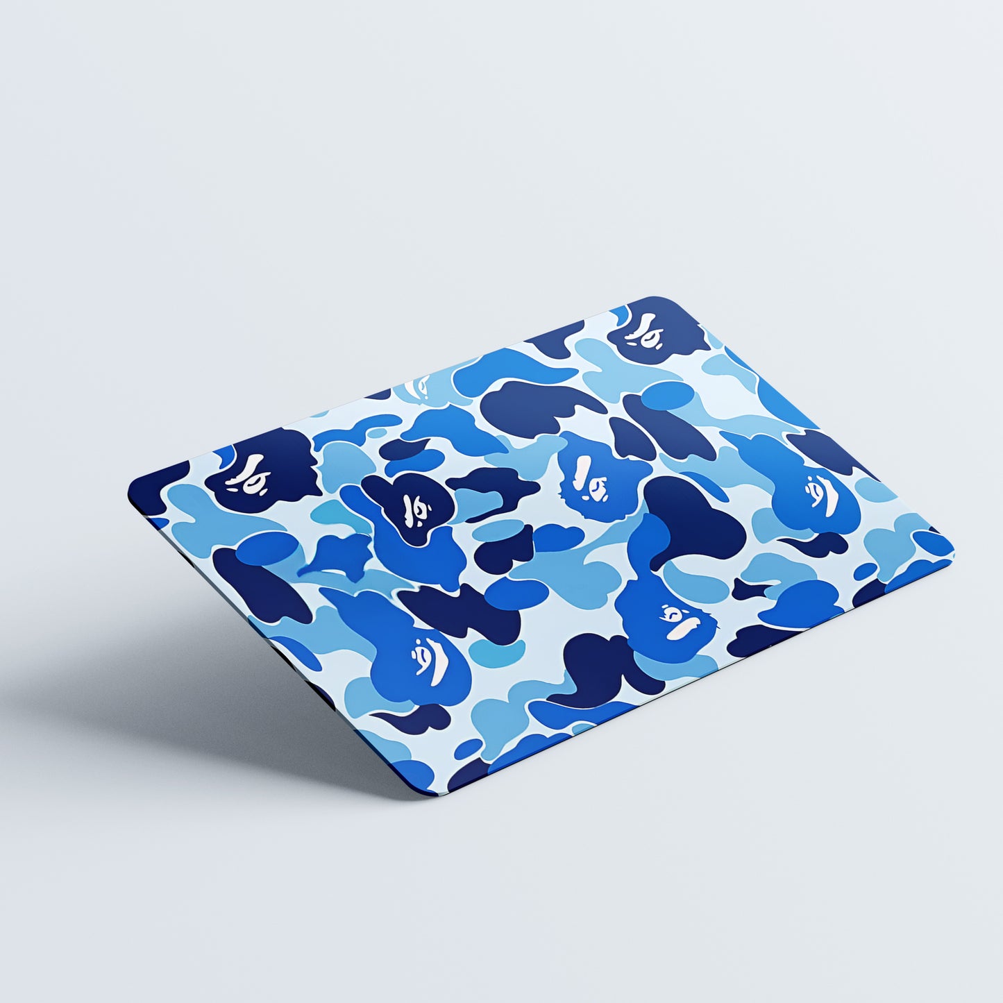 Blue Camo Custom Vinyl Credit Card Sticker by CC Wraps