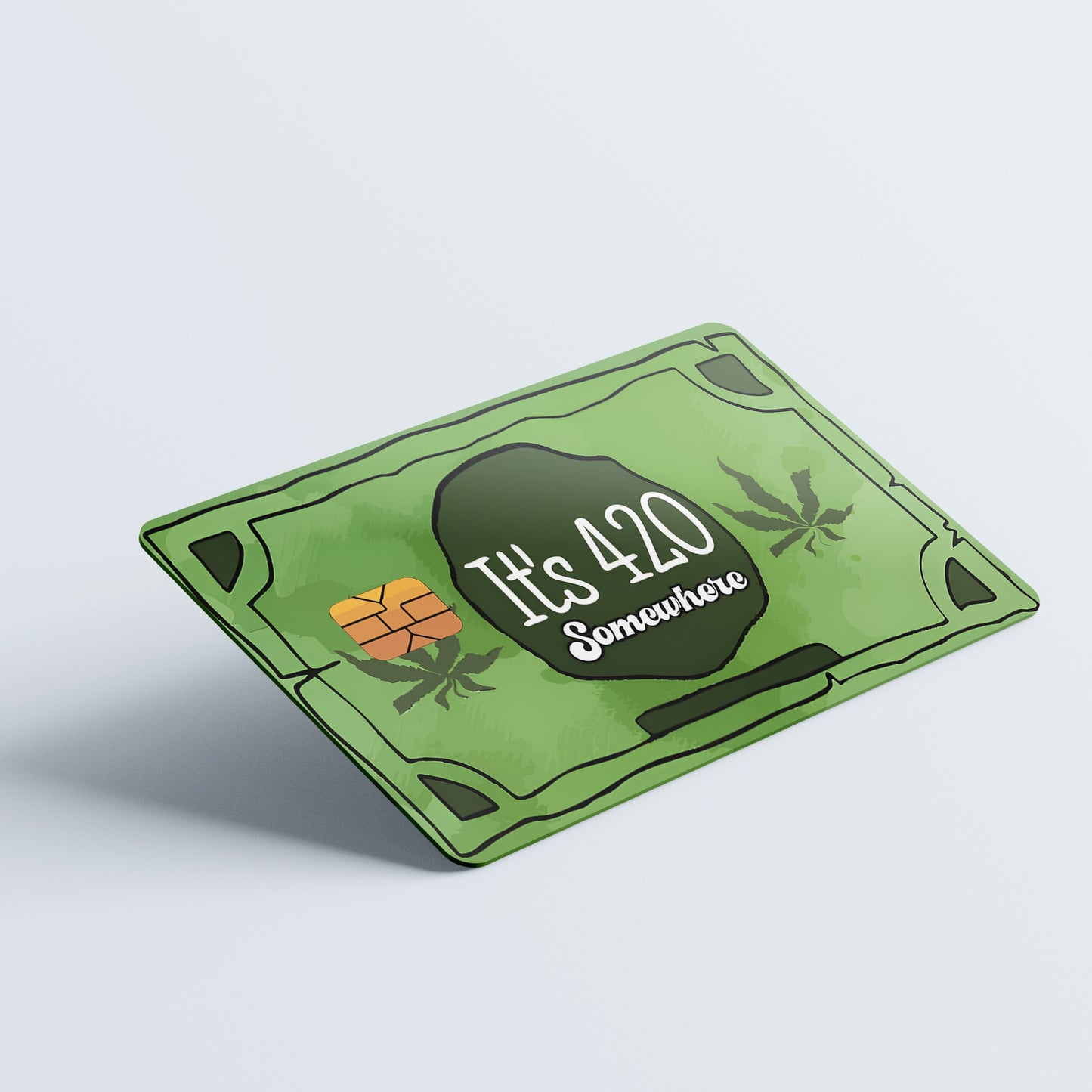 It's 420 Custom Vinyl Credit Card Sticker by CC Wraps