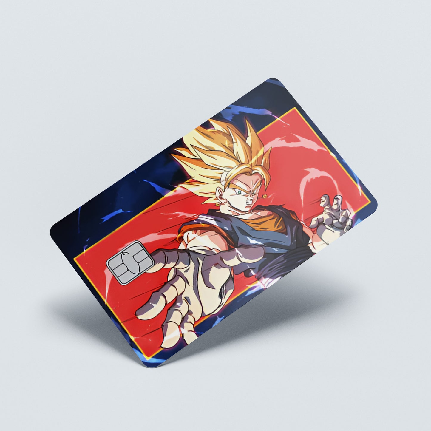 Super Goku Custom Vinyl Credit Card Sticker by CC Wraps
