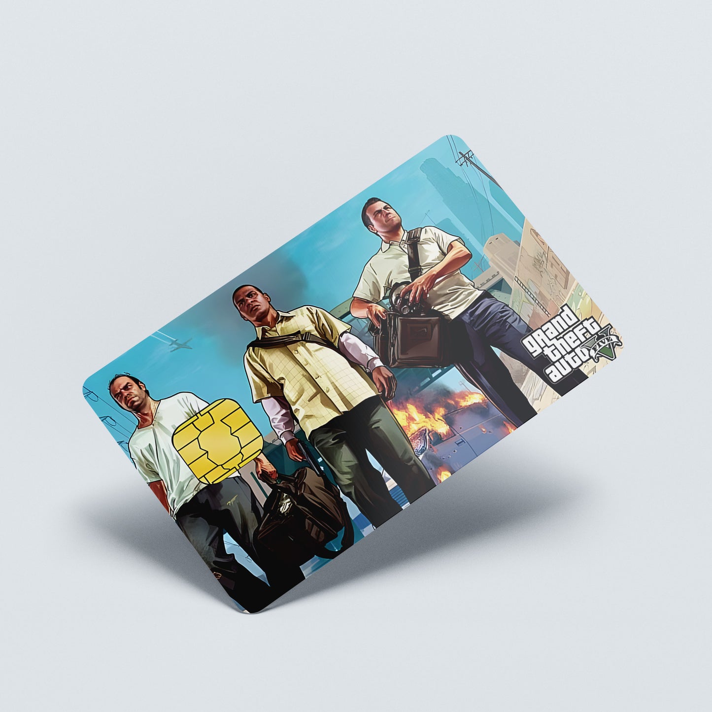 Grand Theft Auto V Custom Vinyl Credit Card Sticker by CC Wraps