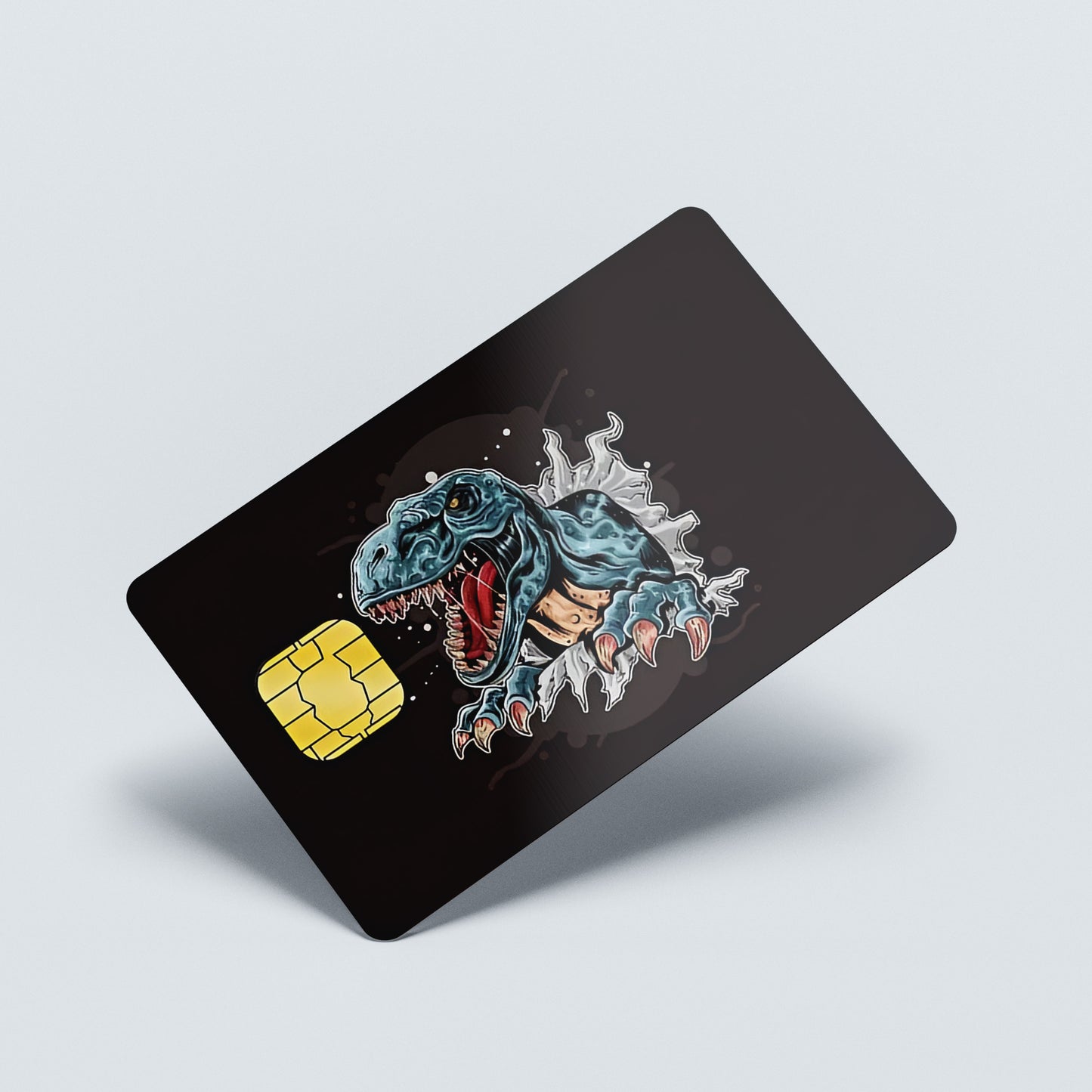 T-Rex Custom Vinyl Credit Card Sticker by CC Wraps