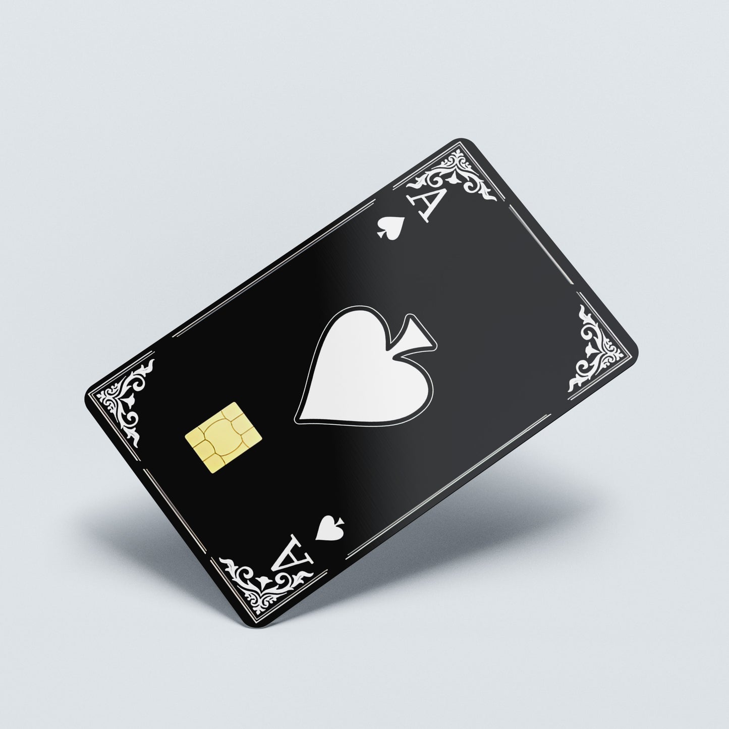 Ace of Spades Custom Vinyl Credit Card Sticker by CC Wraps