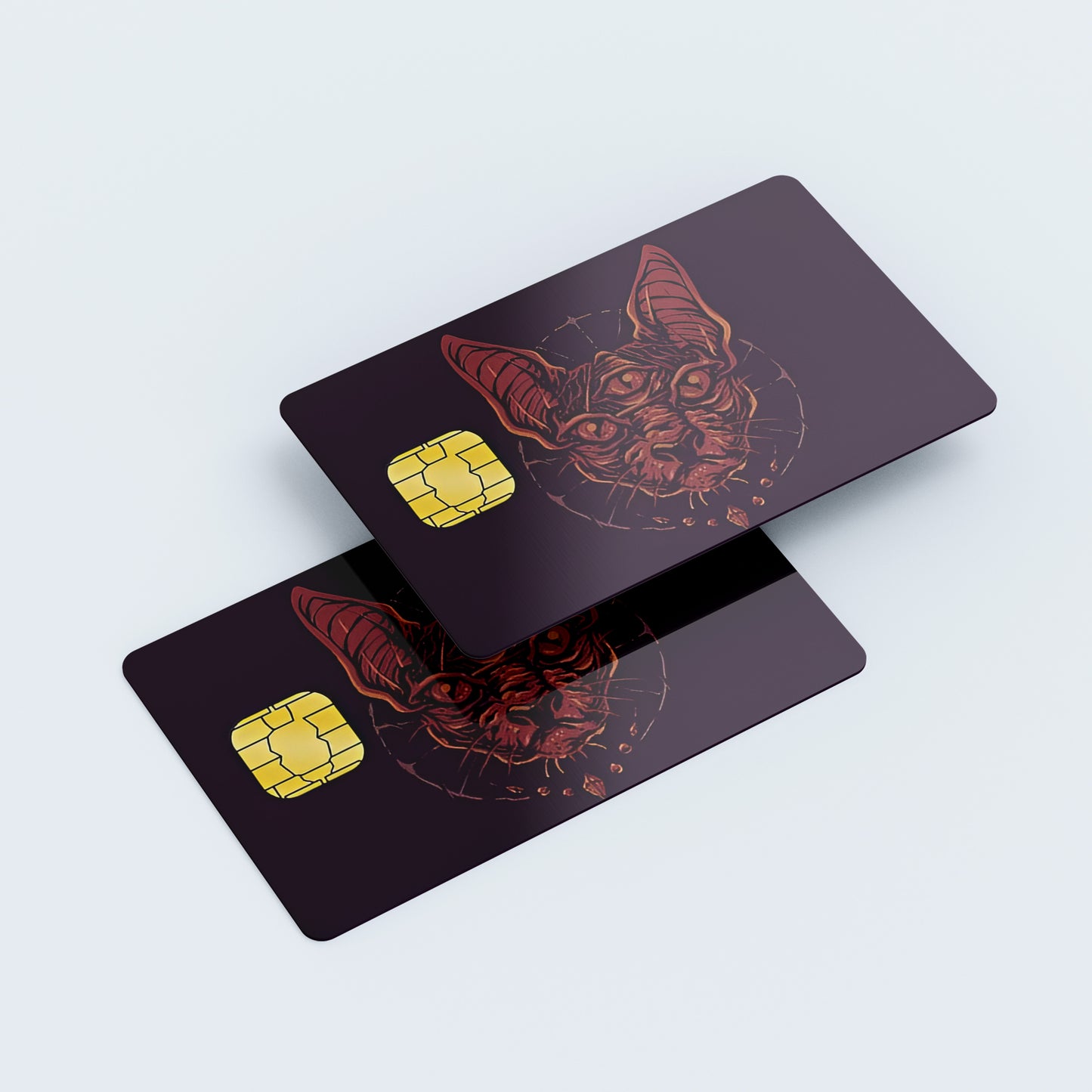 The CAT Custom Vinyl Credit Card Sticker by CC Wraps