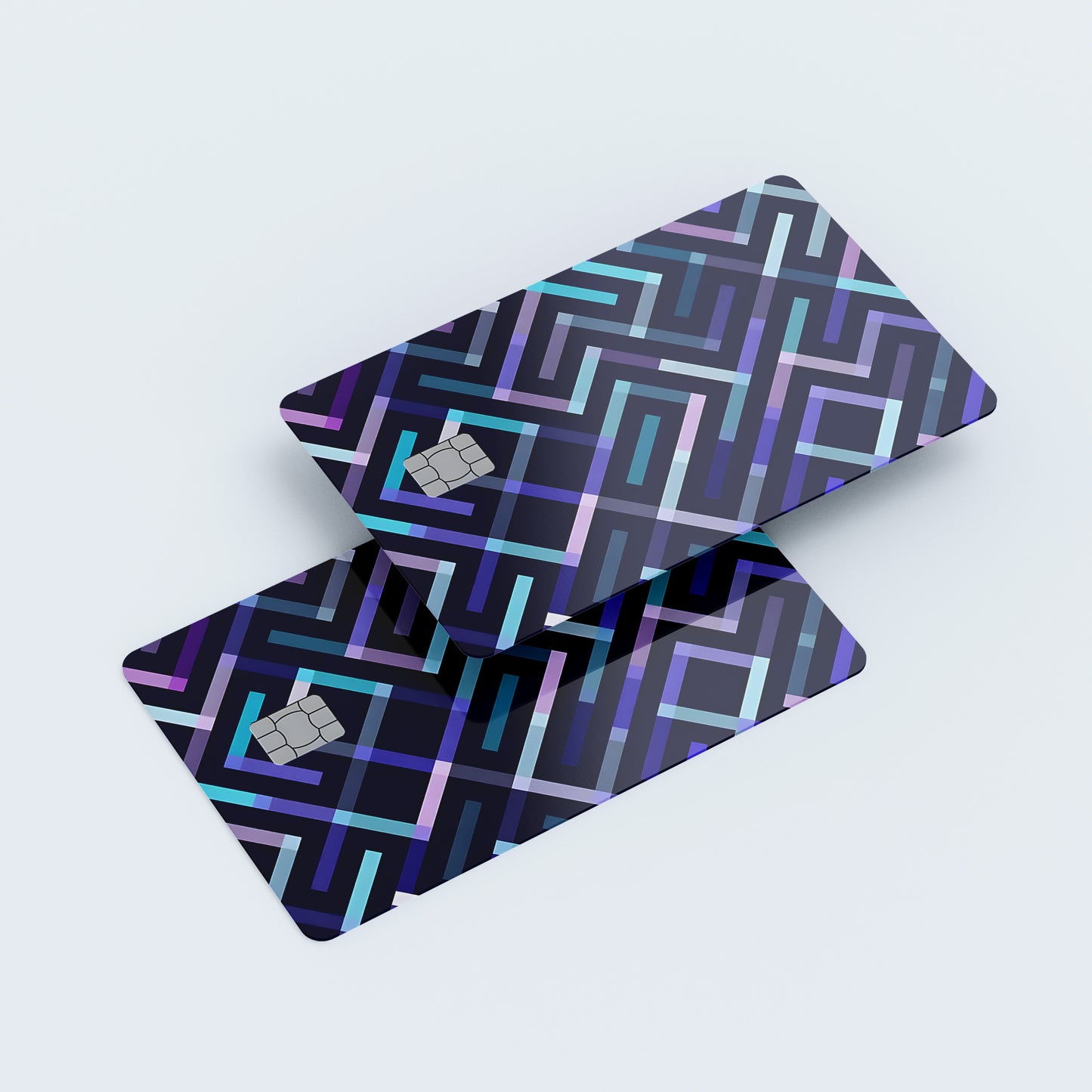 Colorful Bright Custom Vinyl Credit Card Sticker by CC Wraps