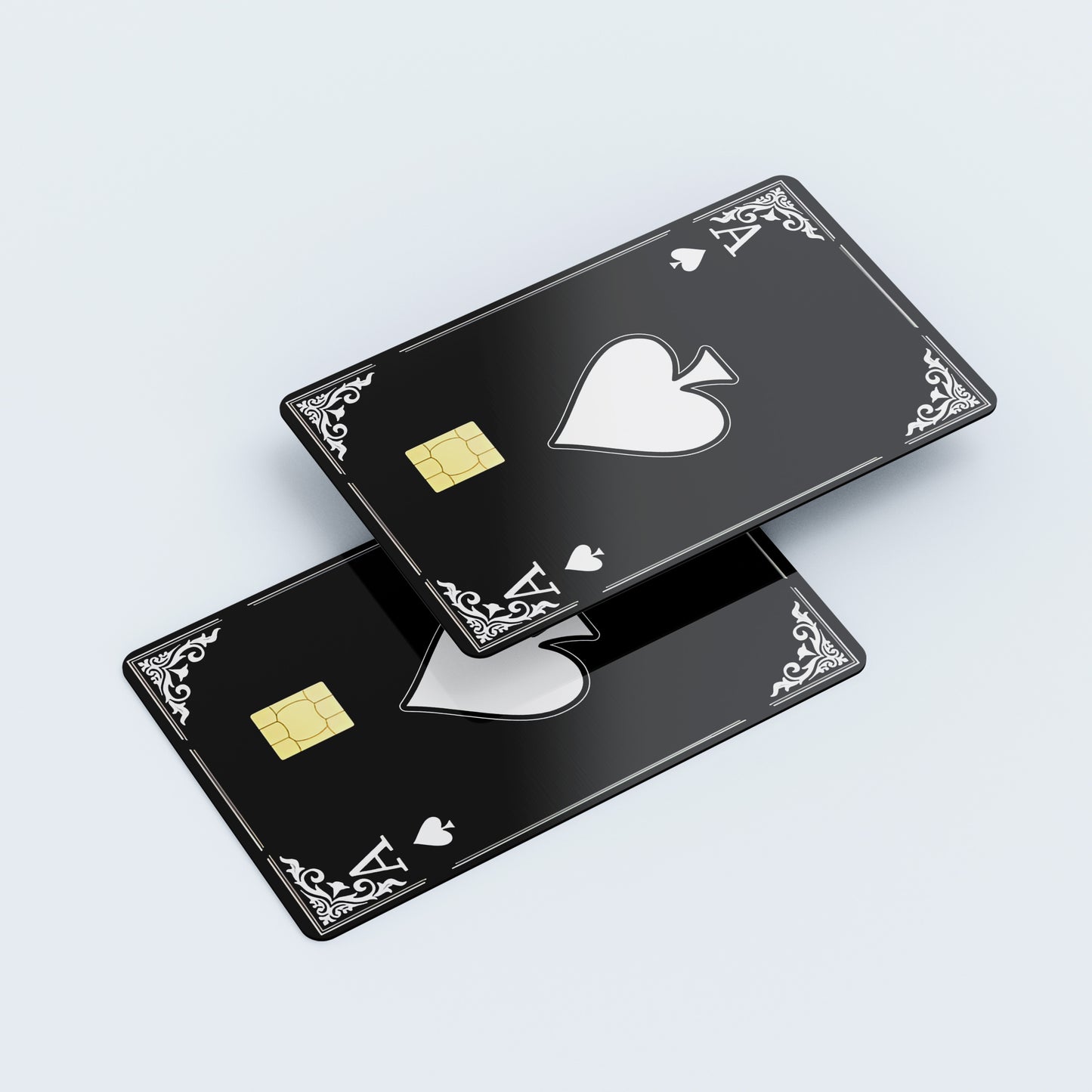 Ace of Spades Custom Vinyl Credit Card Sticker by CC Wraps