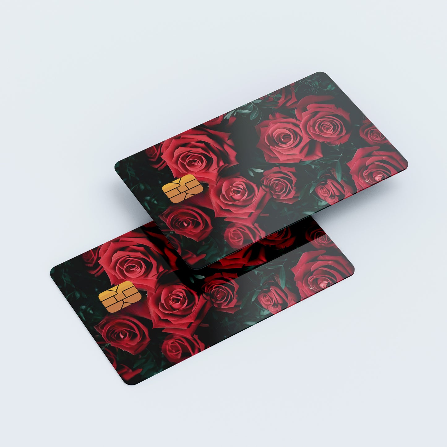 Roses Custom Vinyl Credit Card Sticker by CC Wraps