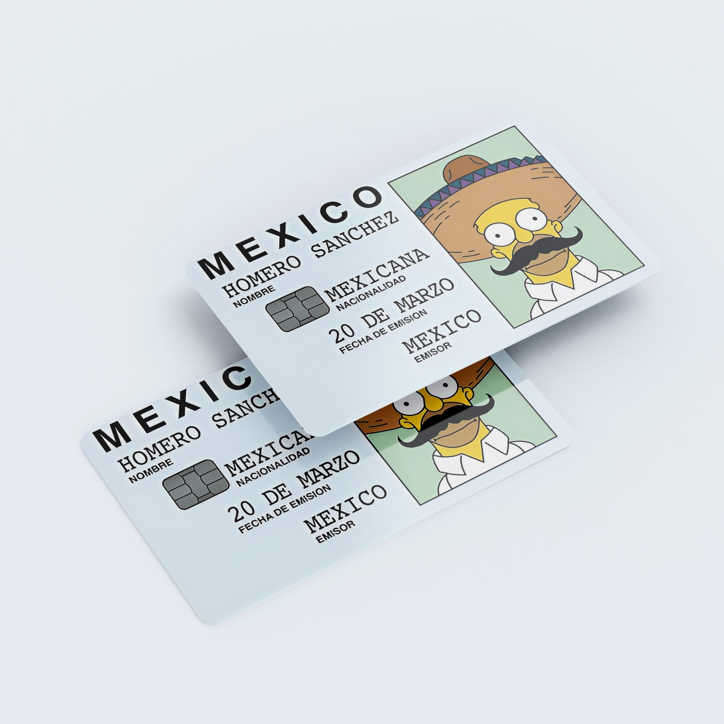Homero Sanchez Custom Vinyl Credit Card Sticker by CC Wraps