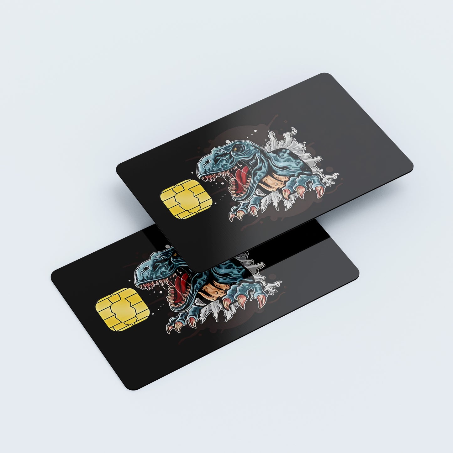 T-Rex Custom Vinyl Credit Card Sticker by CC Wraps