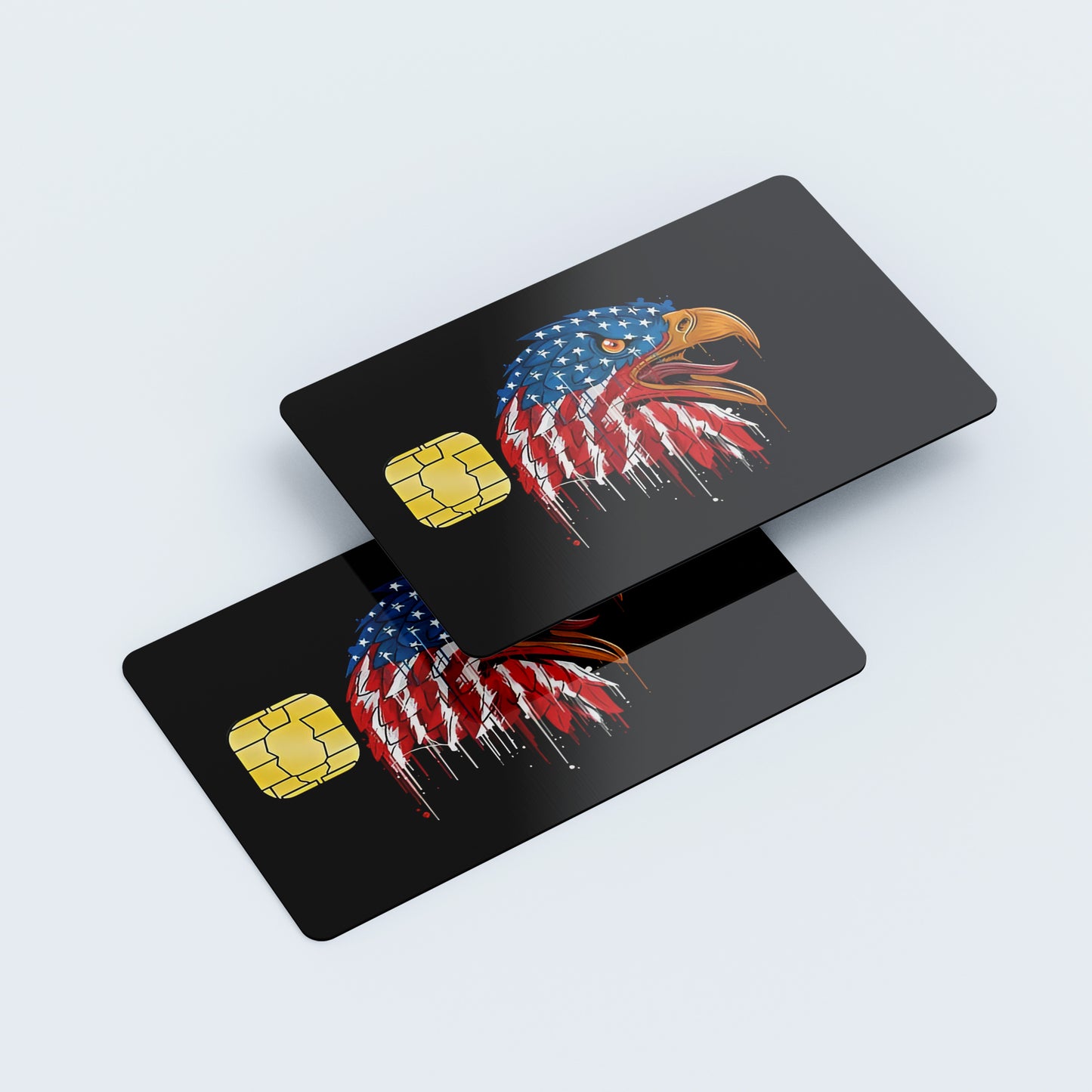 American Eagle Custom Vinyl Credit Card Sticker by CC Wraps