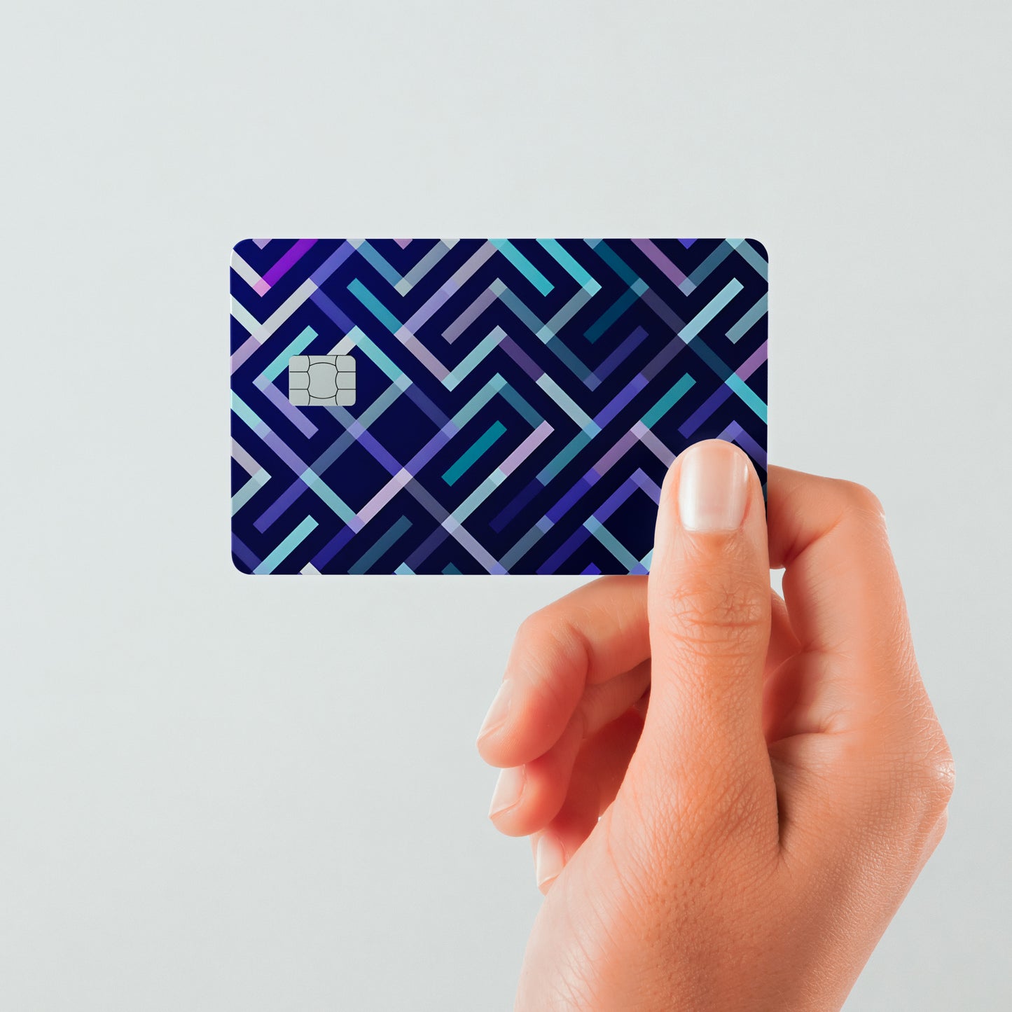 Colorful Bright Custom Vinyl Credit Card Sticker by CC Wraps