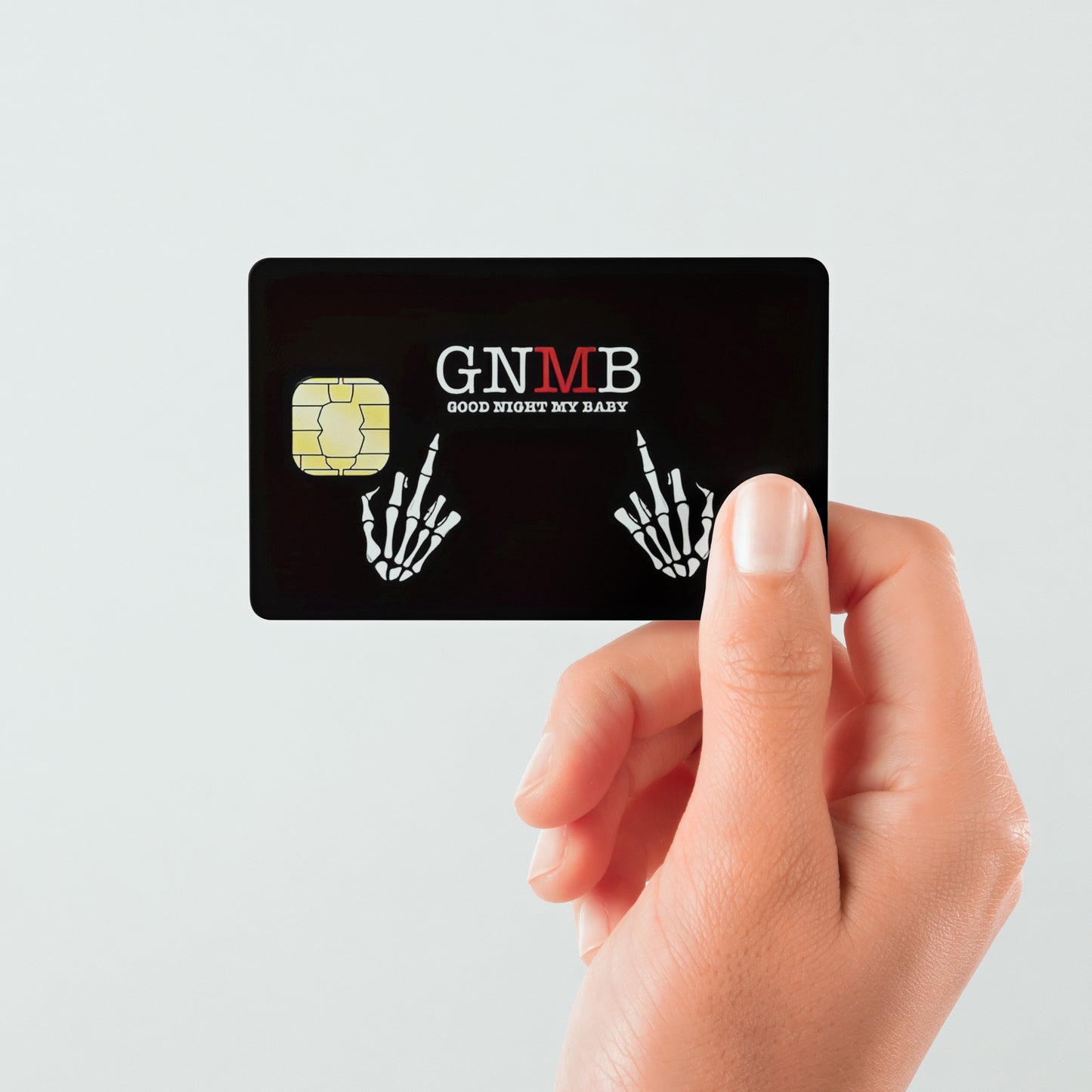 Goodnight Baby Custom Vinyl Credit Card Sticker by CC Wraps