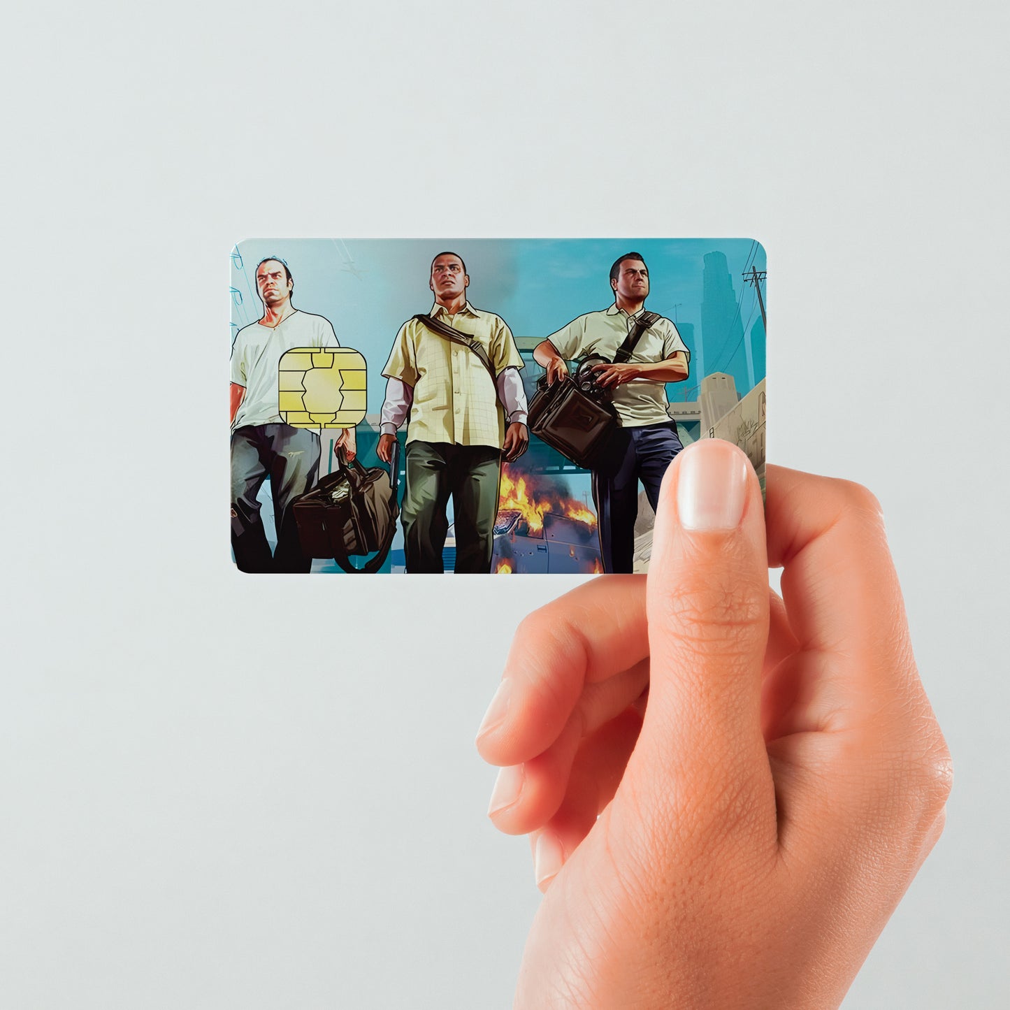 Grand Theft Auto V Custom Vinyl Credit Card Sticker by CC Wraps