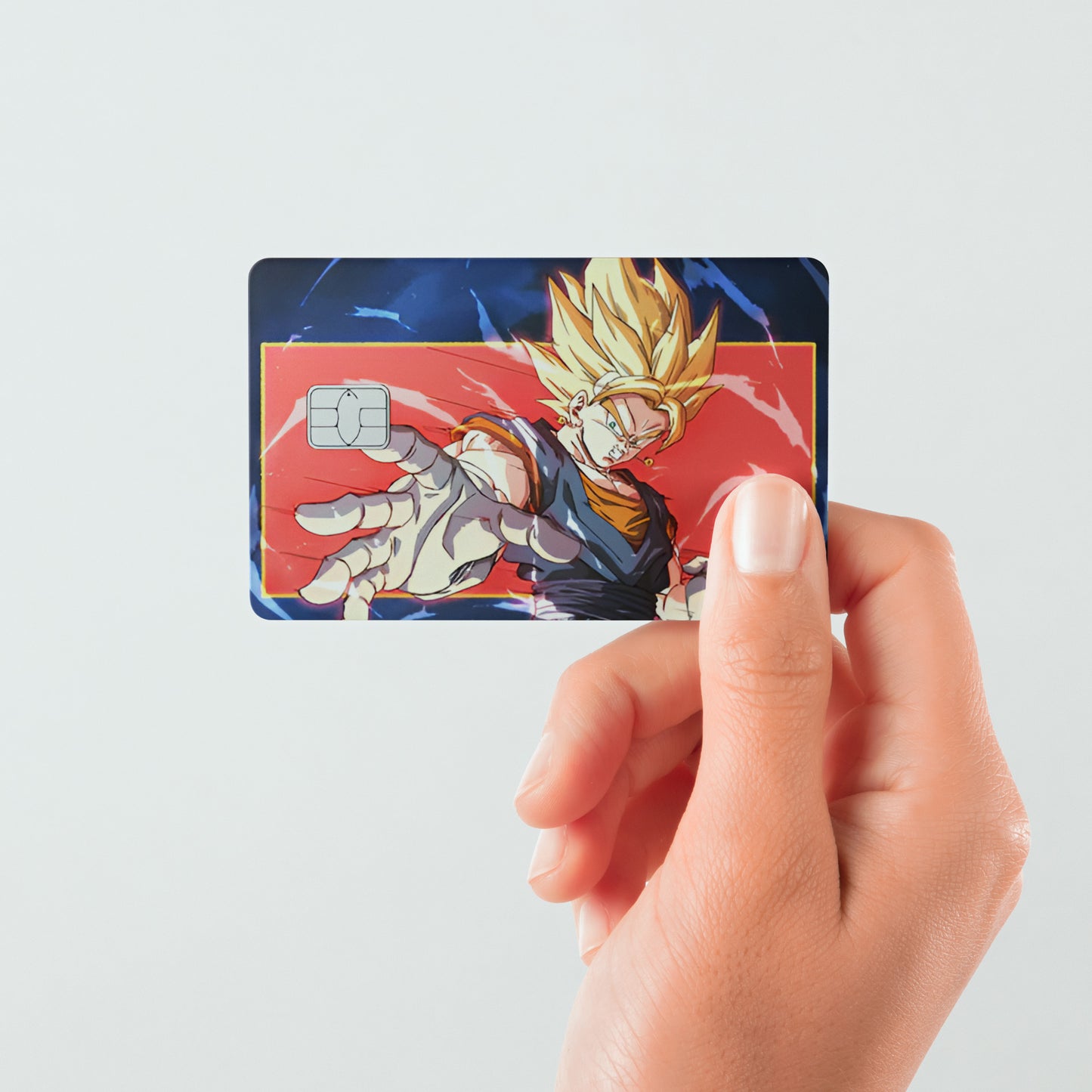 Super Goku Custom Vinyl Credit Card Sticker by CC Wraps