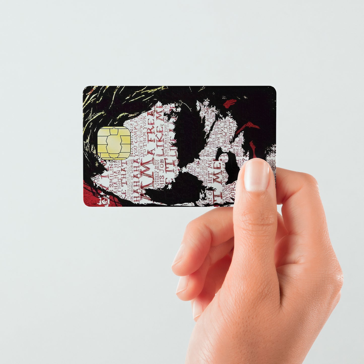 Heath Ledger Custom Vinyl Credit Card Sticker by CC Wraps