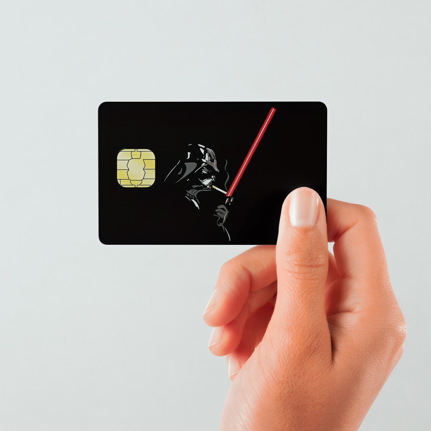 Star Wars Darth Vader Smoke Custom Vinyl Credit Card Sticker by CC Wraps