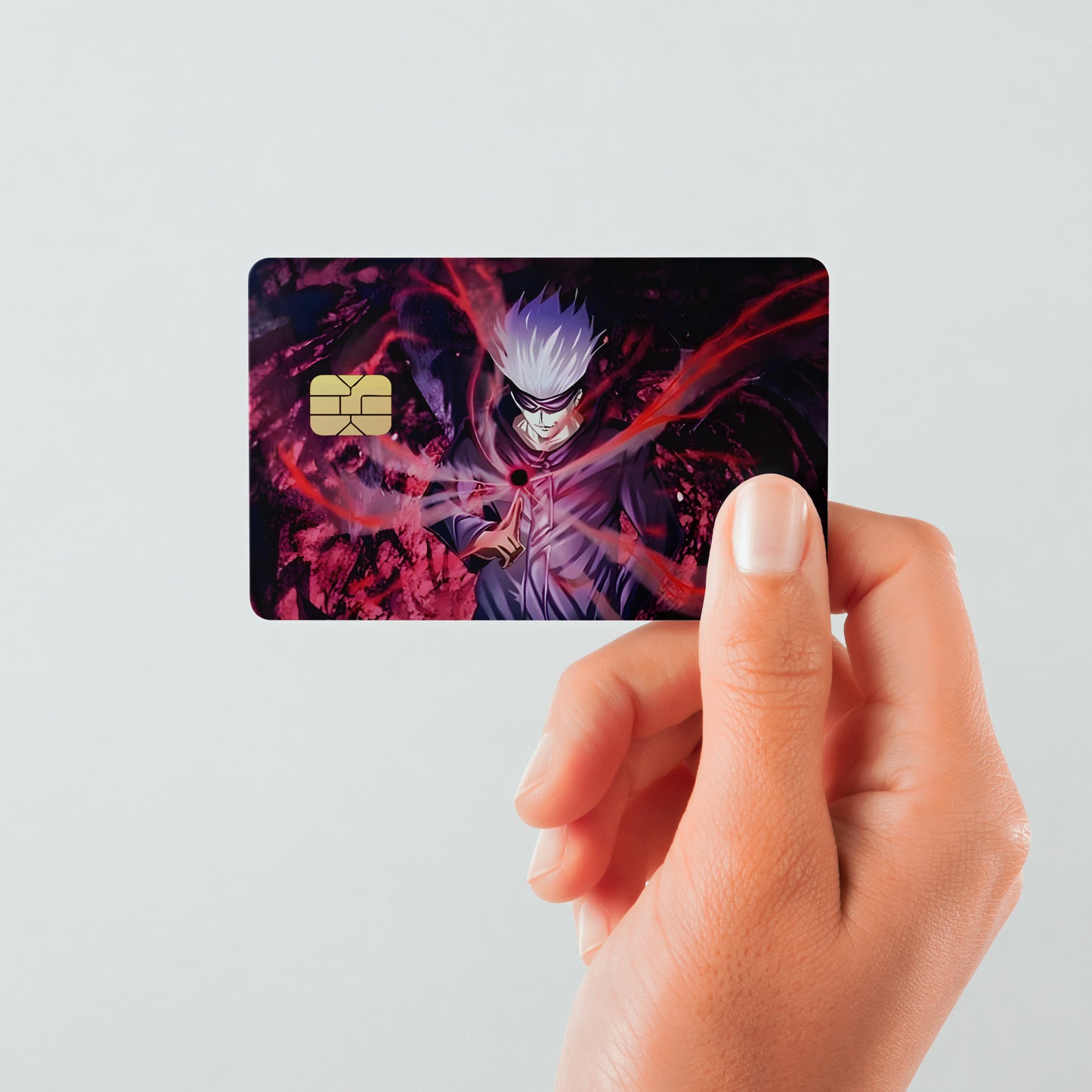 Super Wizard Anime Custom Vinyl Credit Card Sticker by CC Wraps