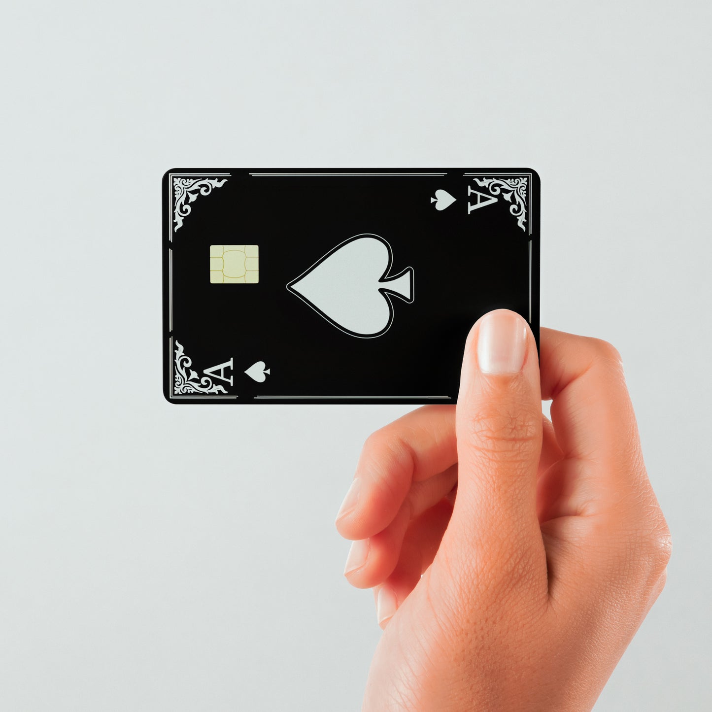 Ace of Spades Custom Vinyl Credit Card Sticker by CC Wraps