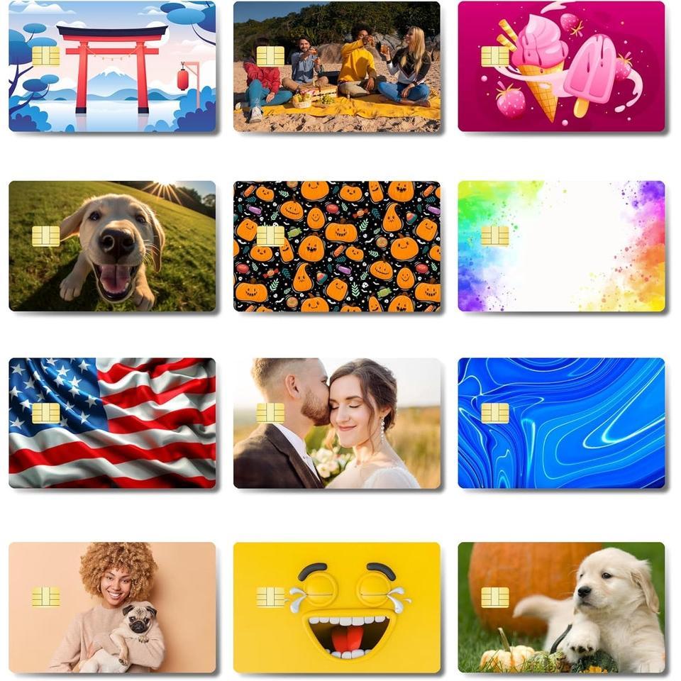 2 Pack Custom Image Credit Card Sticker by CCWraps