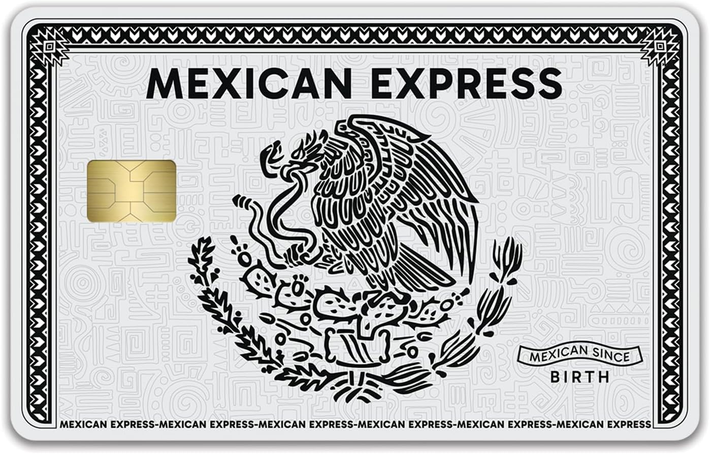 Mexican Express Combo 6-Pack Custom Vinyl Credit Card Sticker by CC Wraps
