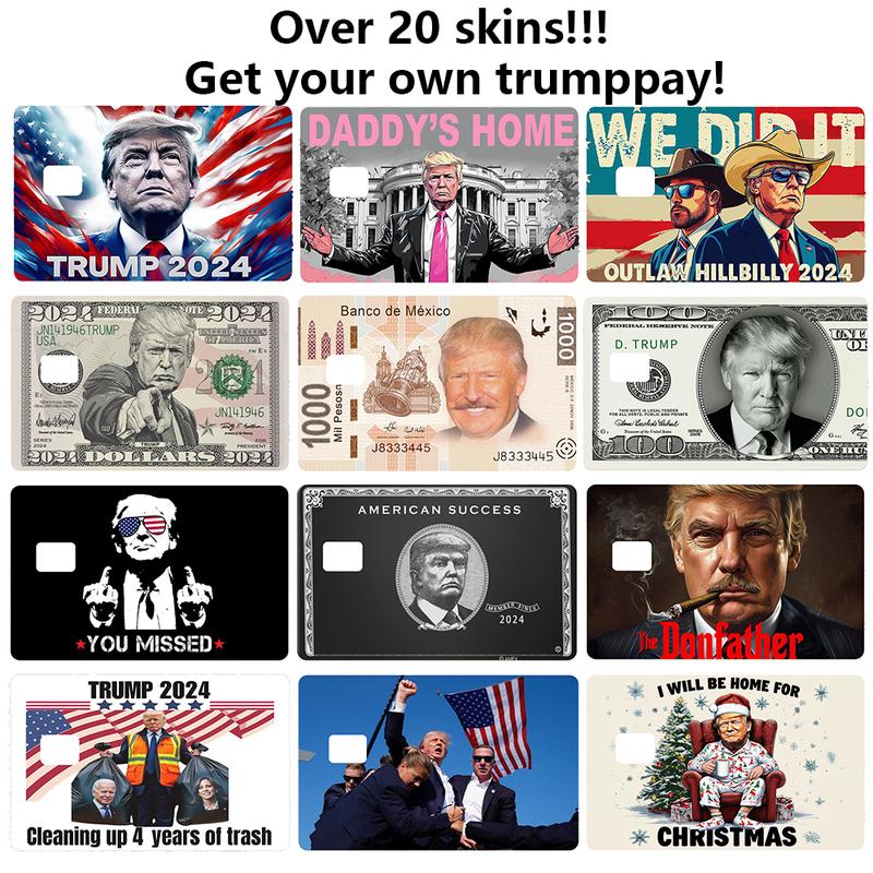 Trump Combination Pack Vinyl Credit Card Sticker by CC Wraps