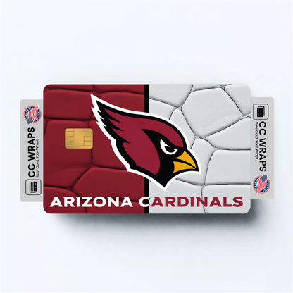 Arizona Cardinals Credit Card Skin Sticker | NFL Debit Card Cover