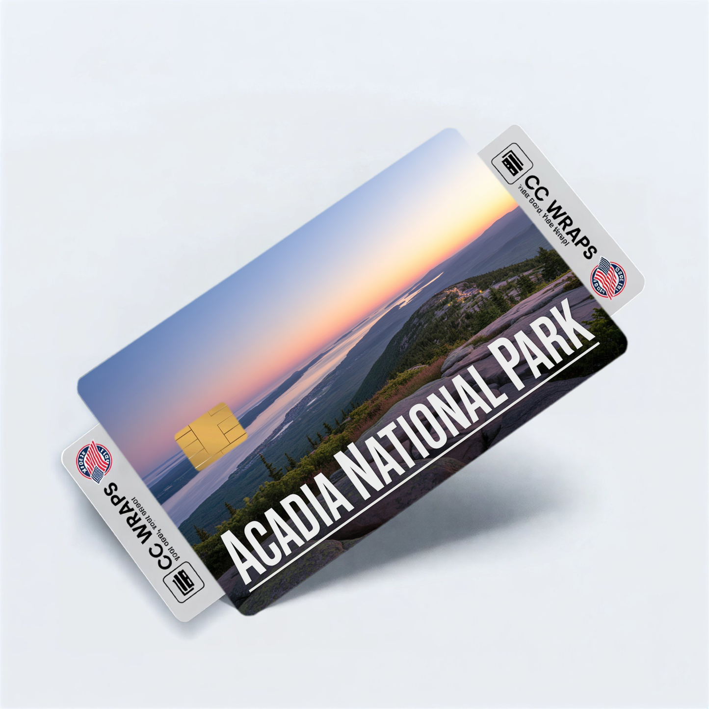 2PK Acadia National Park Credit Card Vinyl Skin Decal