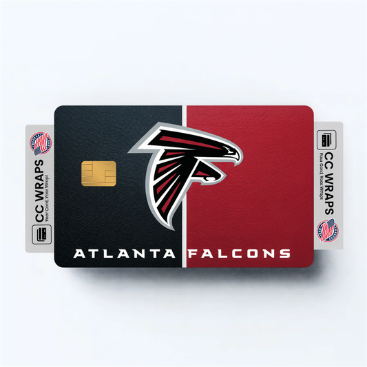 Atlanta Falcons Credit Card Skin Sticker | NFL Debit Card Cover