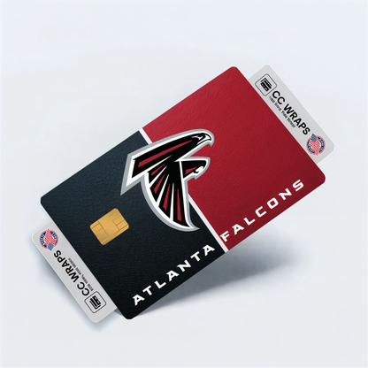 Atlanta Falcons Credit Card Skin Sticker | NFL Debit Card Cover