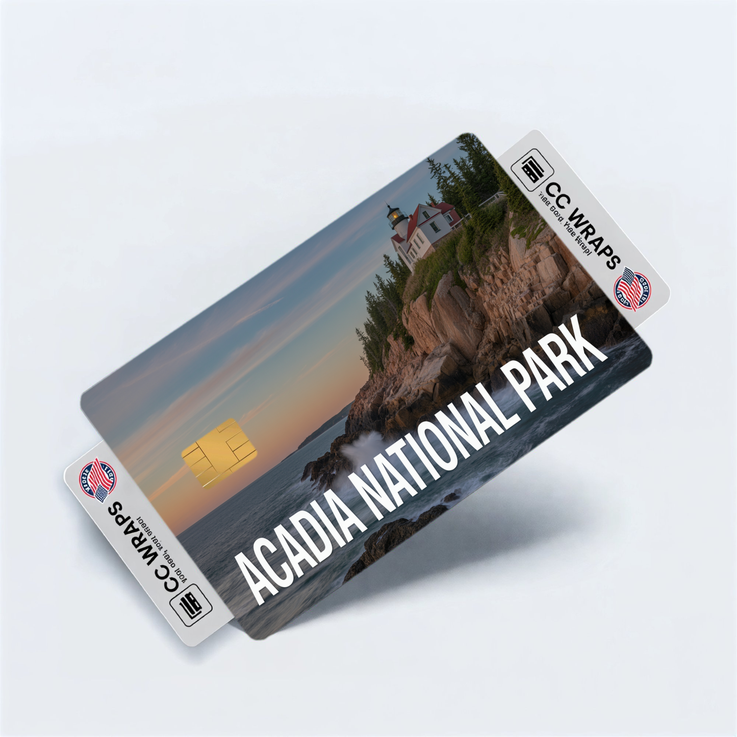 2PK Acadia National Park Credit Card Vinyl Skin Decal