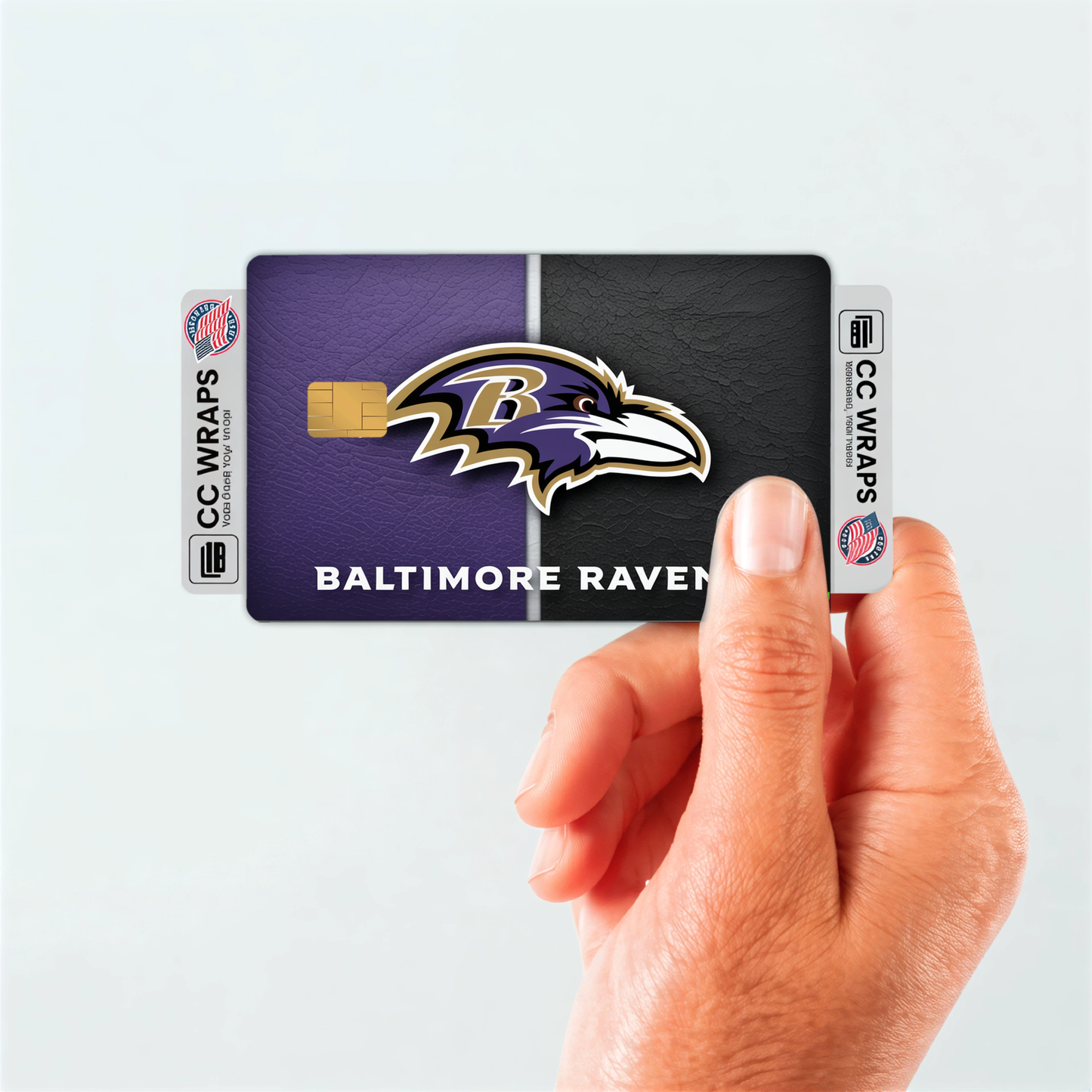 Baltimore Ravens Credit Card Skin Sticker | NFL Debit Card Cover